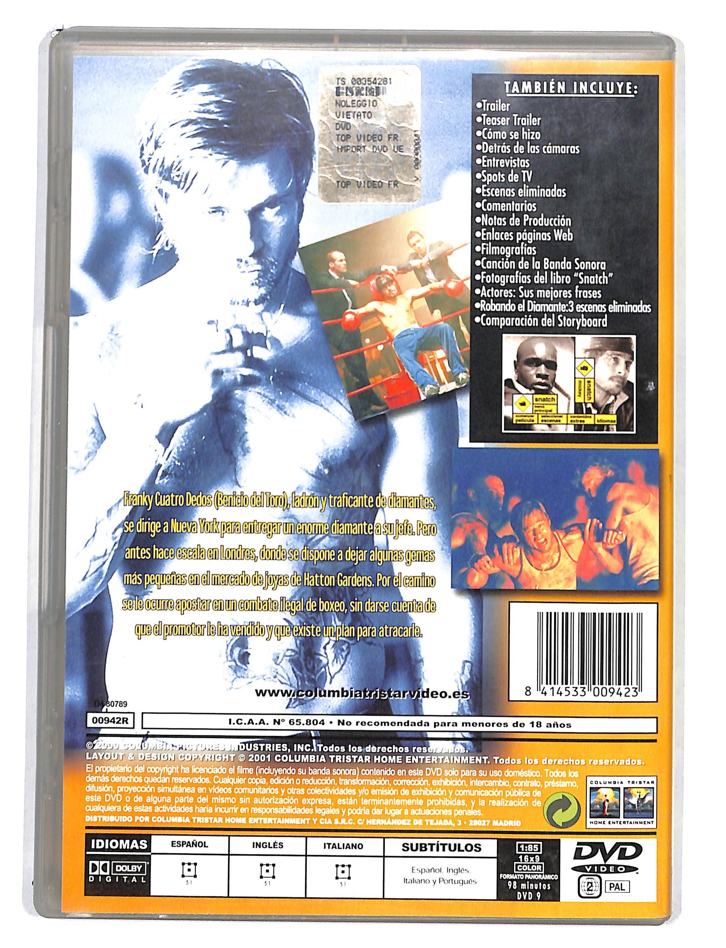 EBOND Snatch Cerdos y diamantes DVD DB582339
