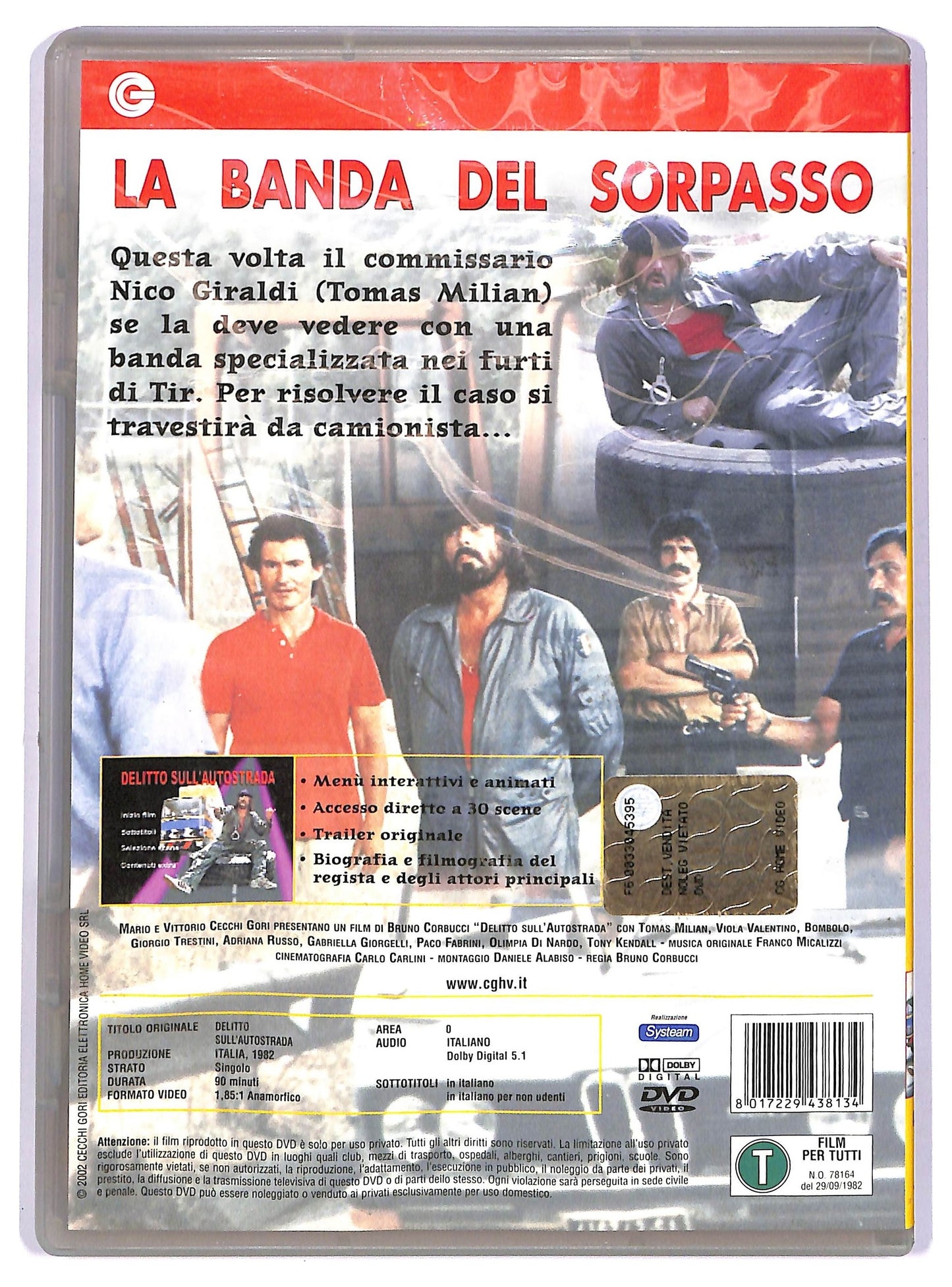 EBOND Delitto Sull'autostrada DVD DB582345