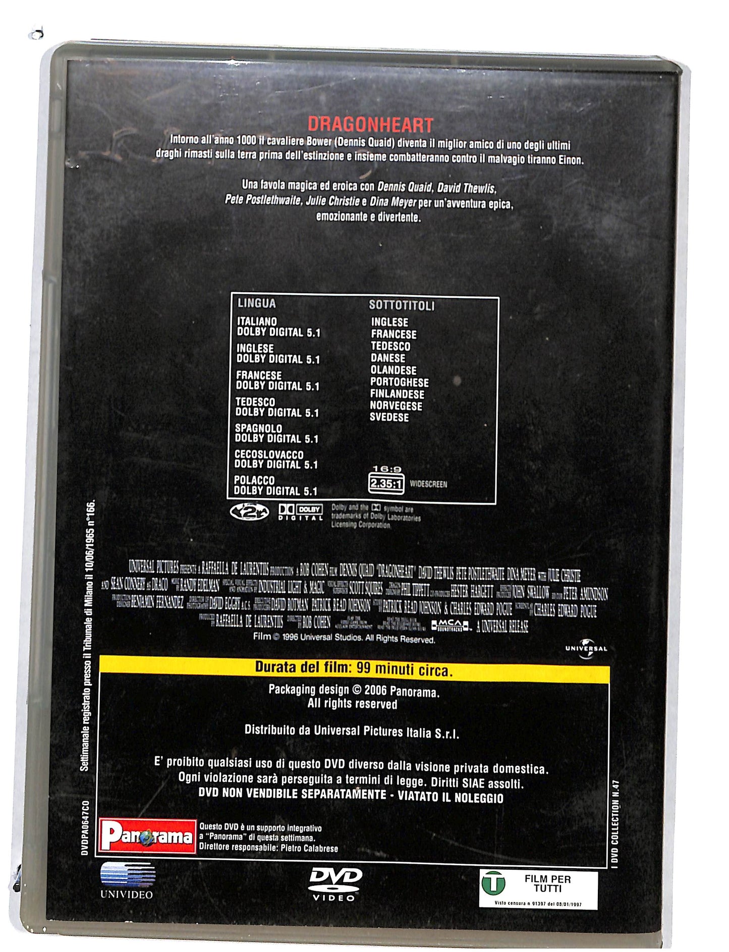 EBOND Dragon Heart EDITORIALE DVD DB582356