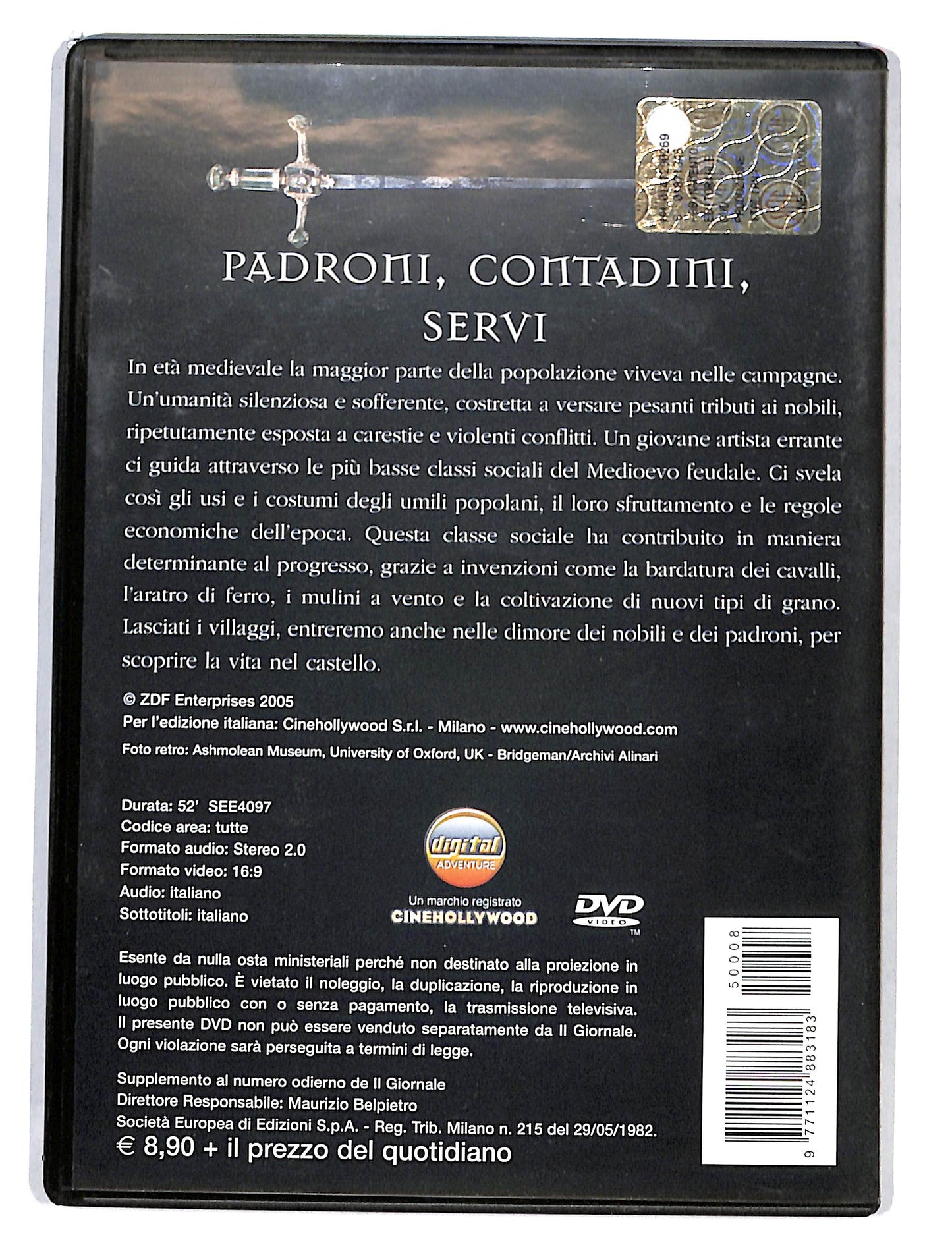 EBOND Padroni Contadini Servi vol.8 EDITORIALE DVD DB582359