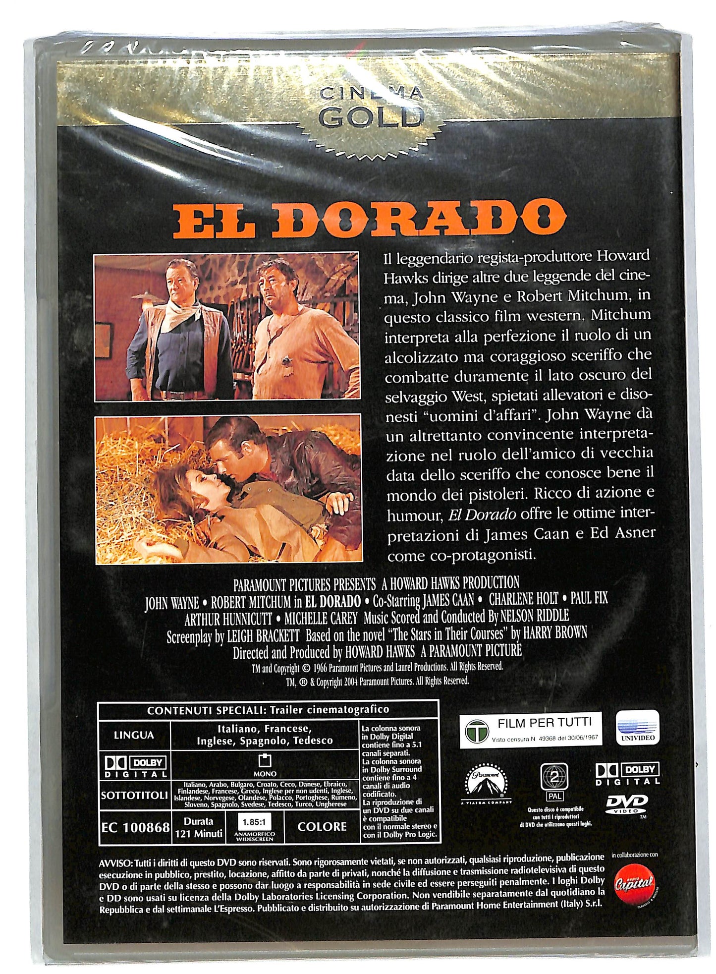 EBOND El dorado EDITORIALE DVD DB584816