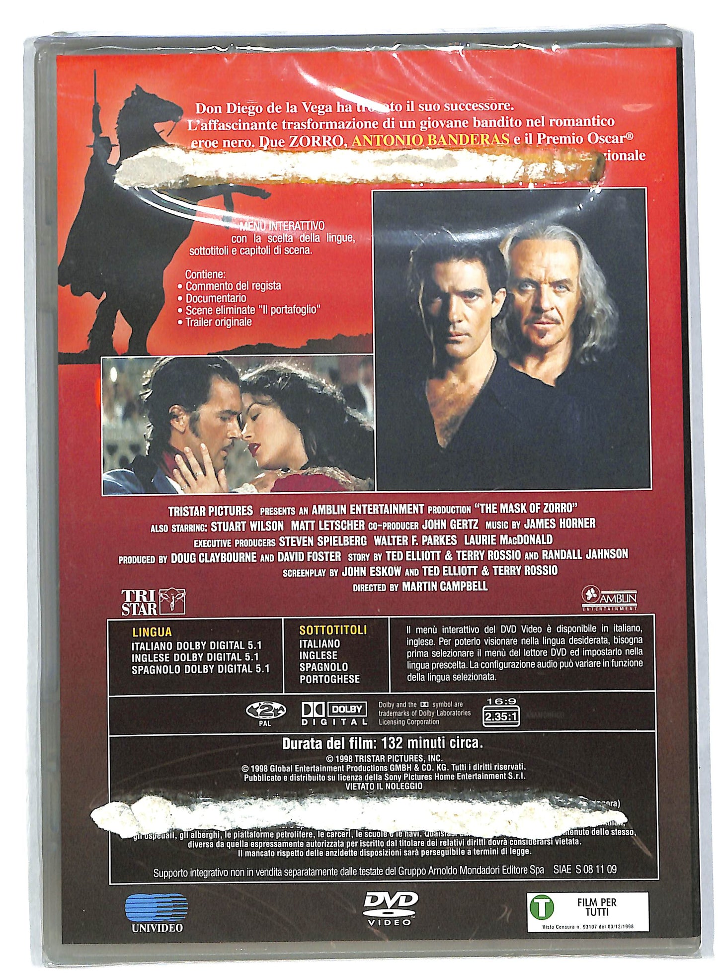EBOND La maschera di Zorro EDITORIALE DVD DB584852