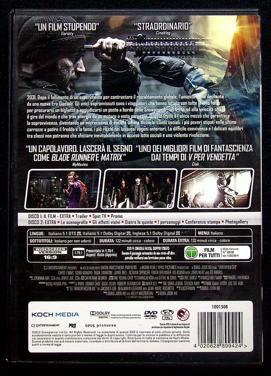 EBOND Snowpiercer Special Edition 2 Dischi DVD DB585127