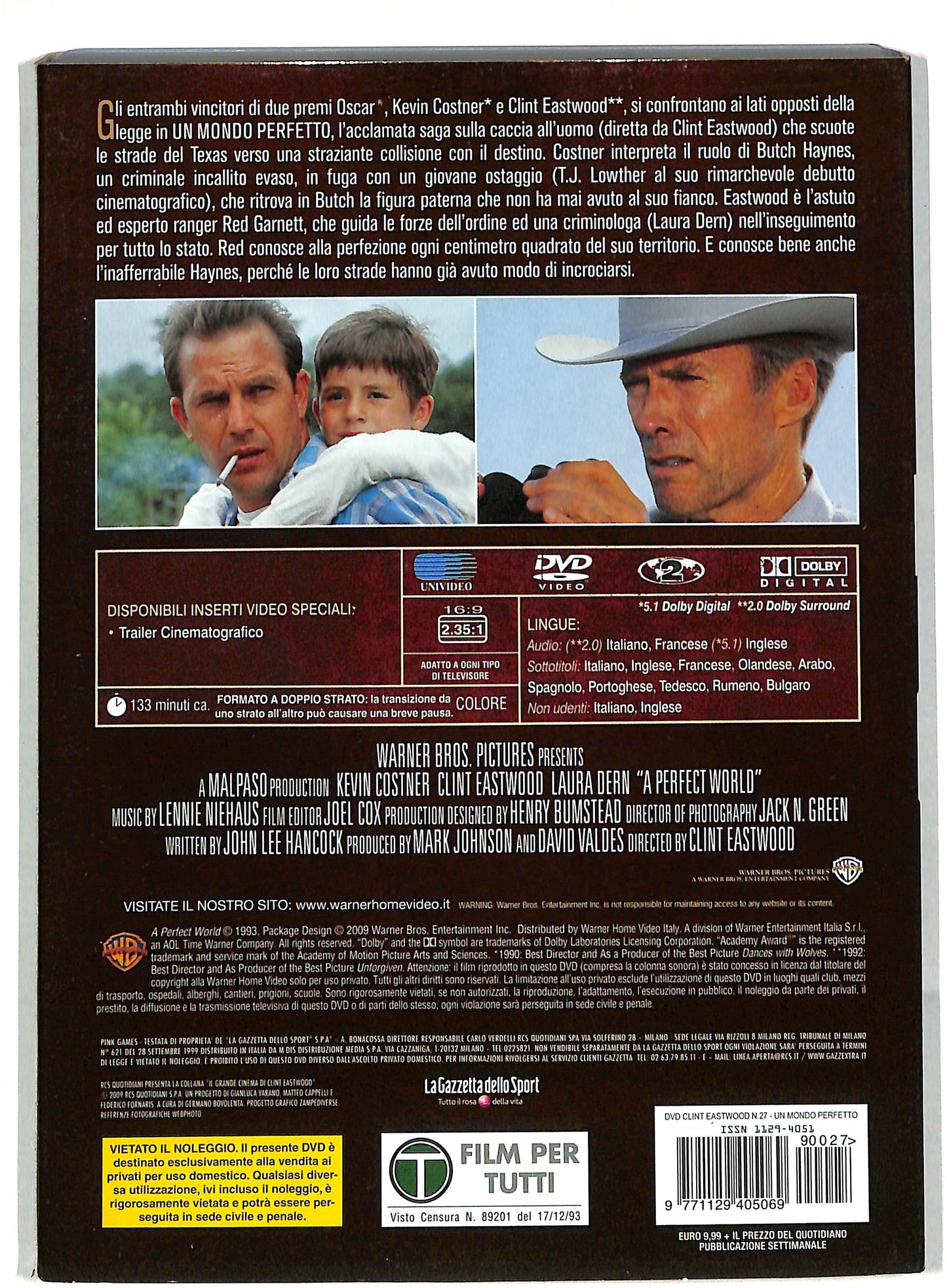 EBOND Un mondo perfetto EDITORIALE DVD DB585611