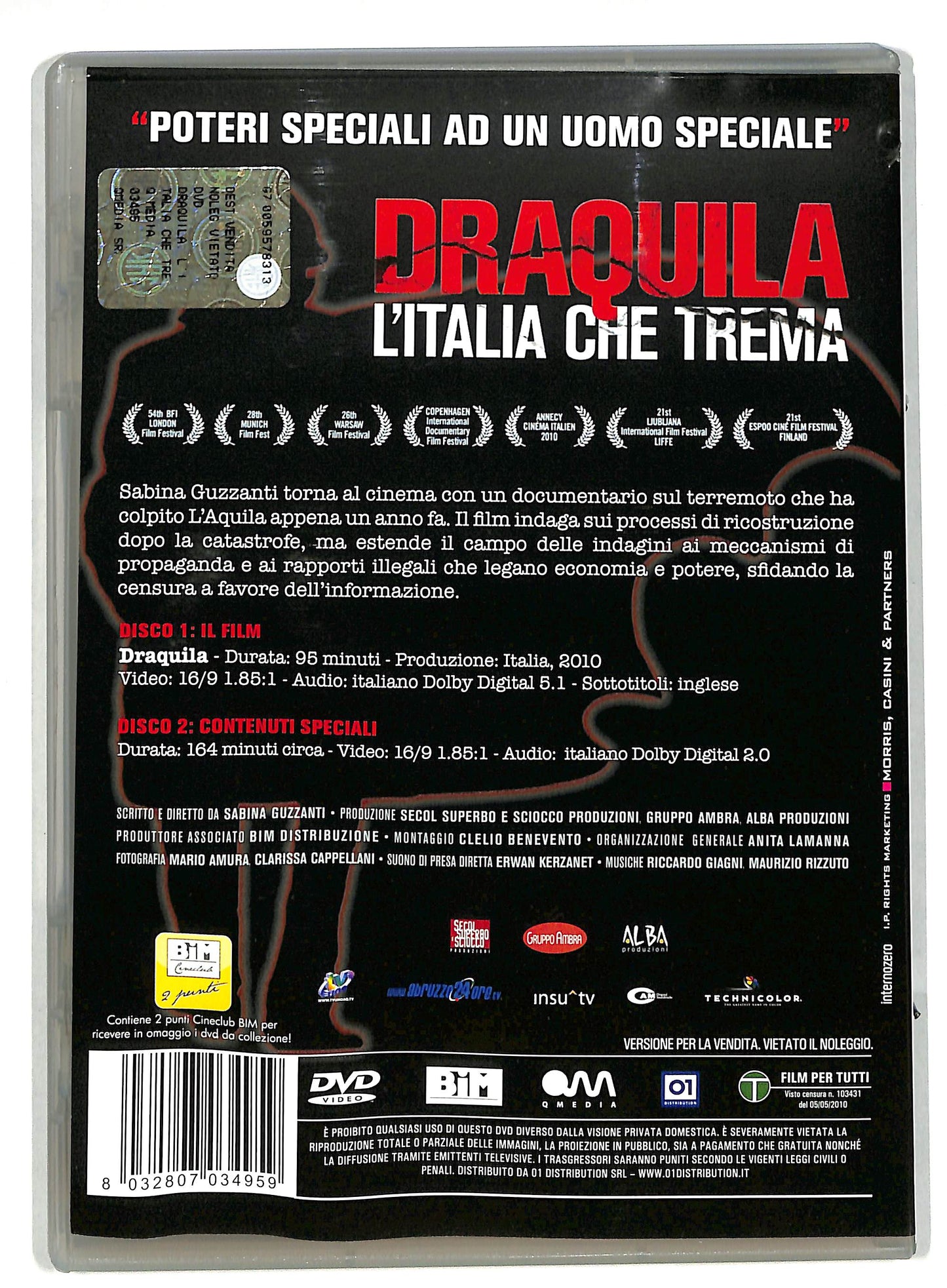 EBOND Draquila - L'Italia che trema DVD DB585627