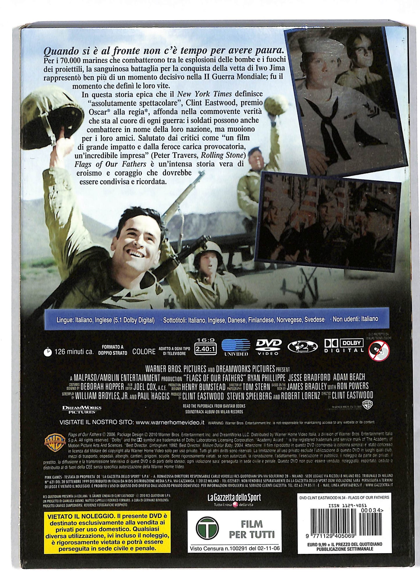EBOND Flags of Our Fathers EDITORIALE DVD DB585653
