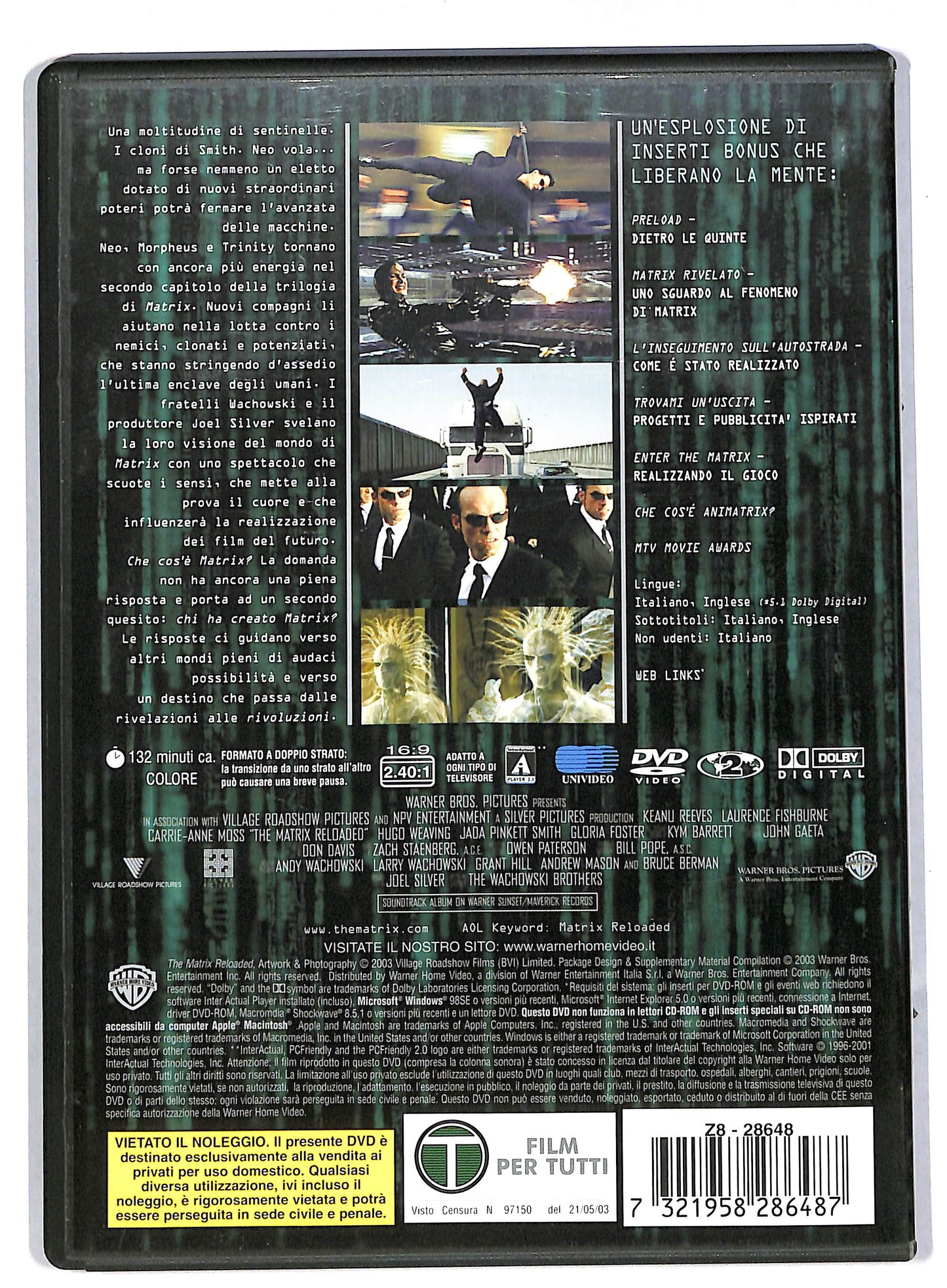 EBOND Matrix reloaded DVD DB586929