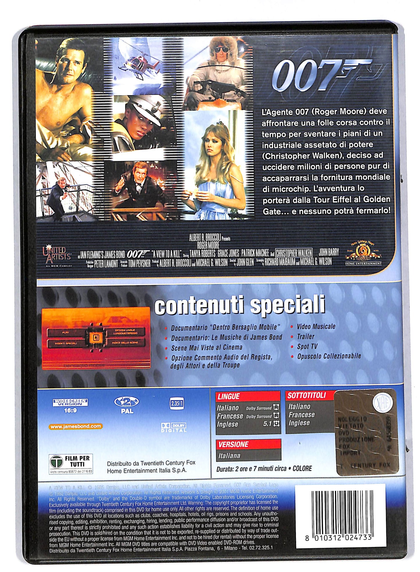EBOND 007 - Bersaglio mobile DVD DB586938