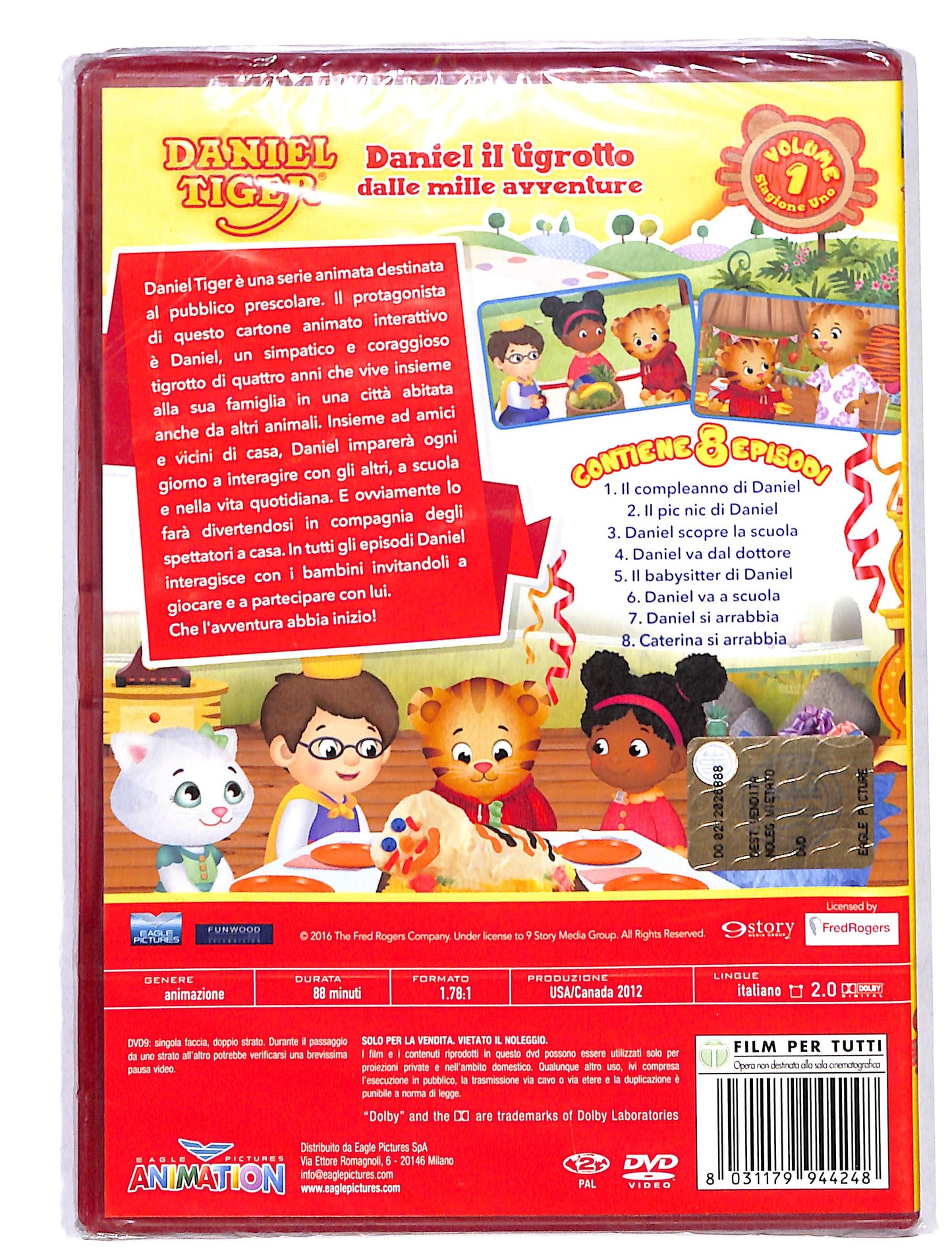 EBOND Daniel Tiger Vol 1 DVD DB587103