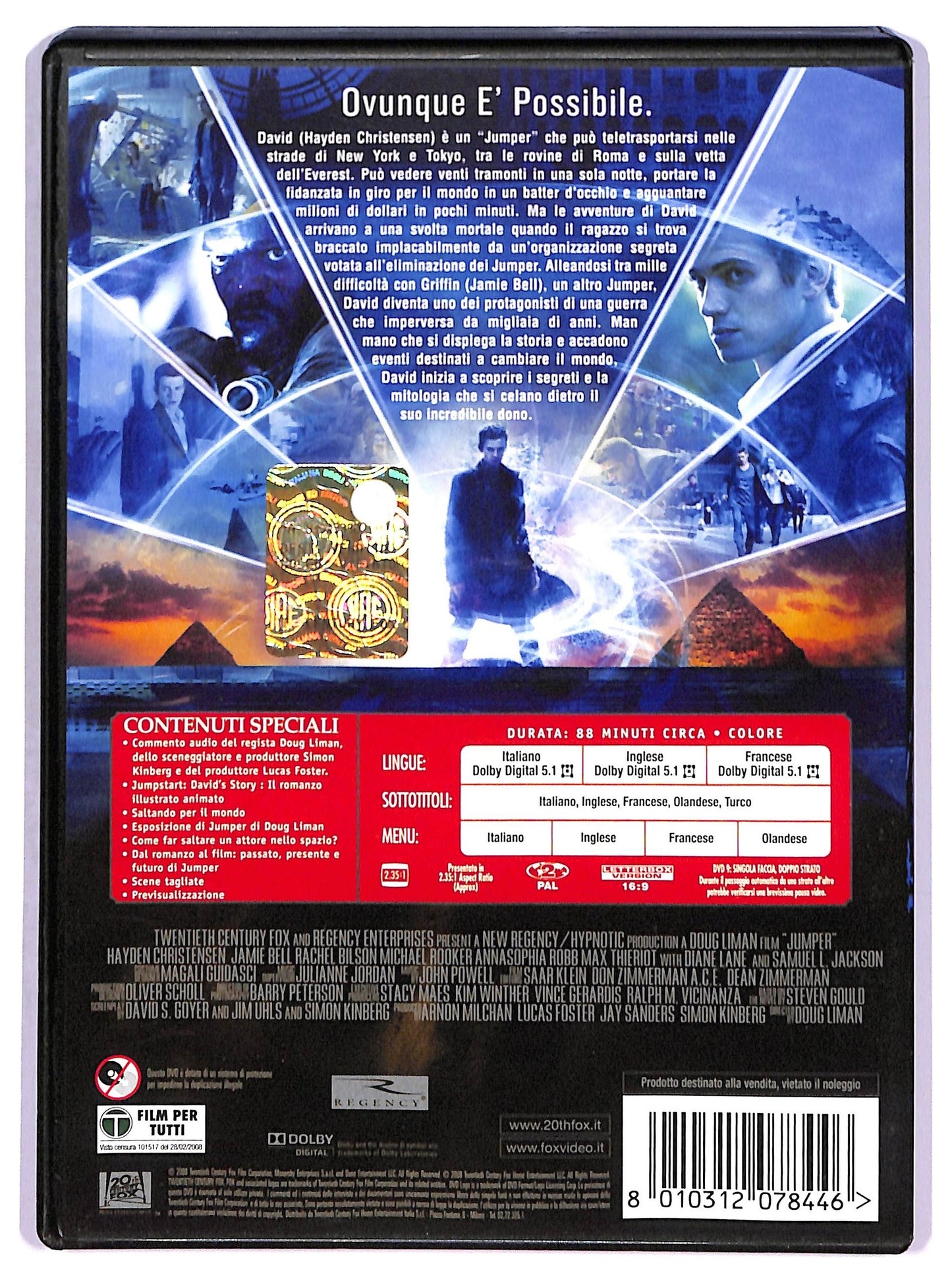 EBOND Jumper - Senza confini DVD DB587121