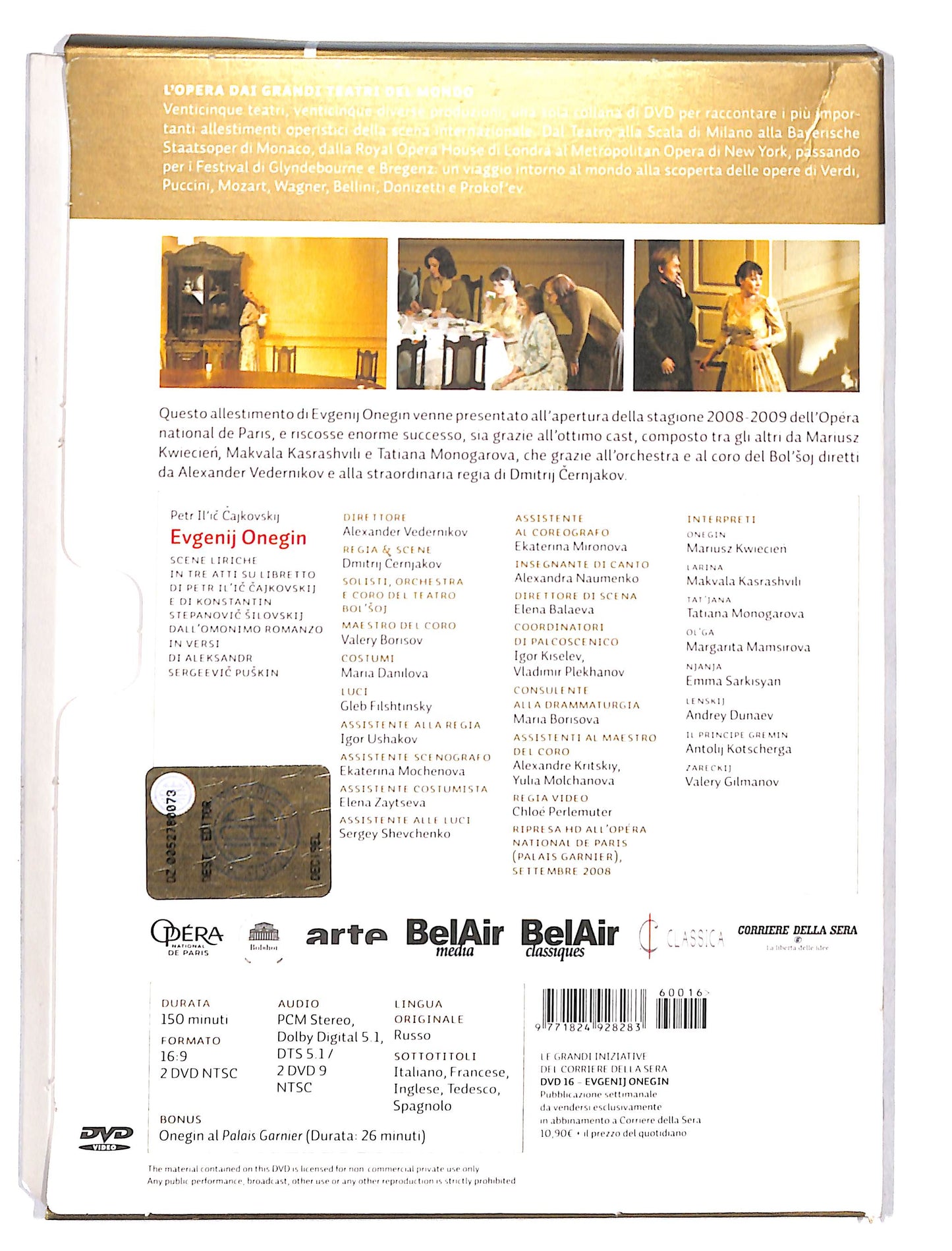 EBOND L'opera dai grandi teatri del mondo - Evgenij Onegin DVD DB587310
