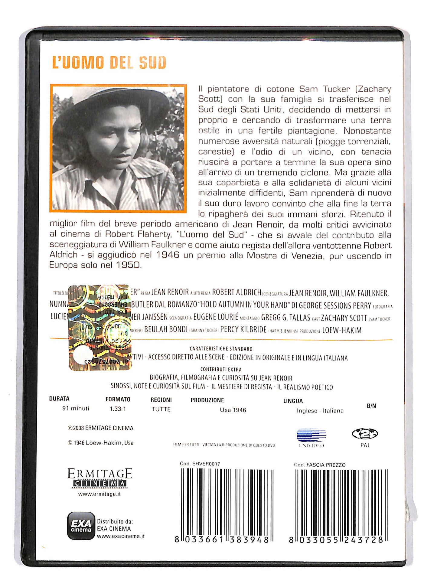 EBOND L'uomo del sud DVD DB587322