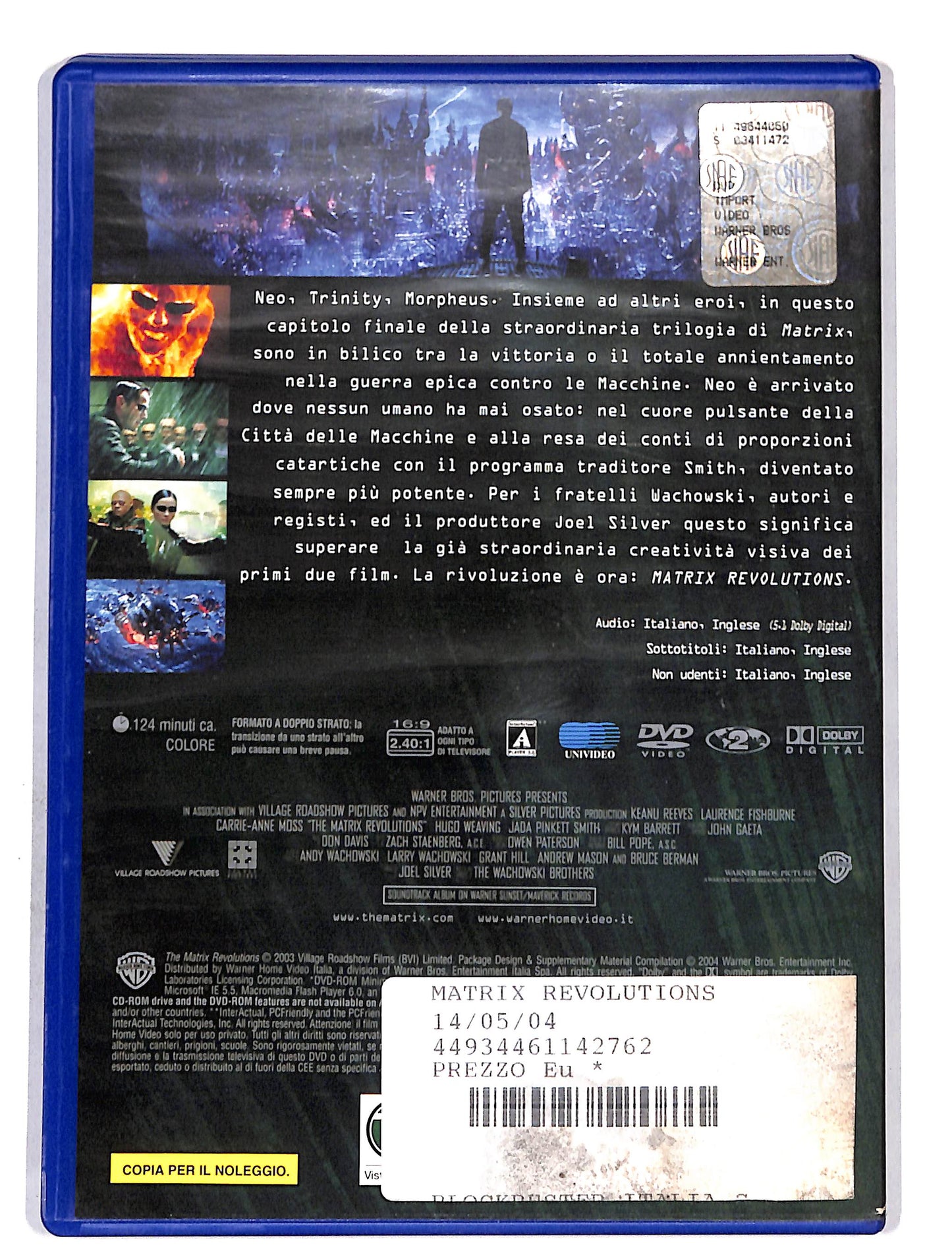 EBOND Matrix Revolutions NOLEGGIO DVD DB587325