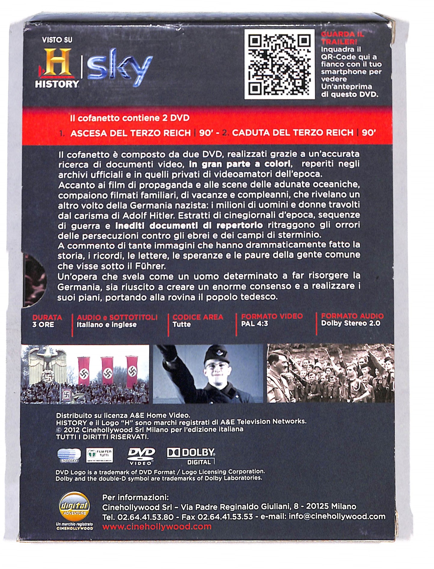 EBOND Ascesa e caduta del Terzo Reich (2 DVD) DVD DB587326