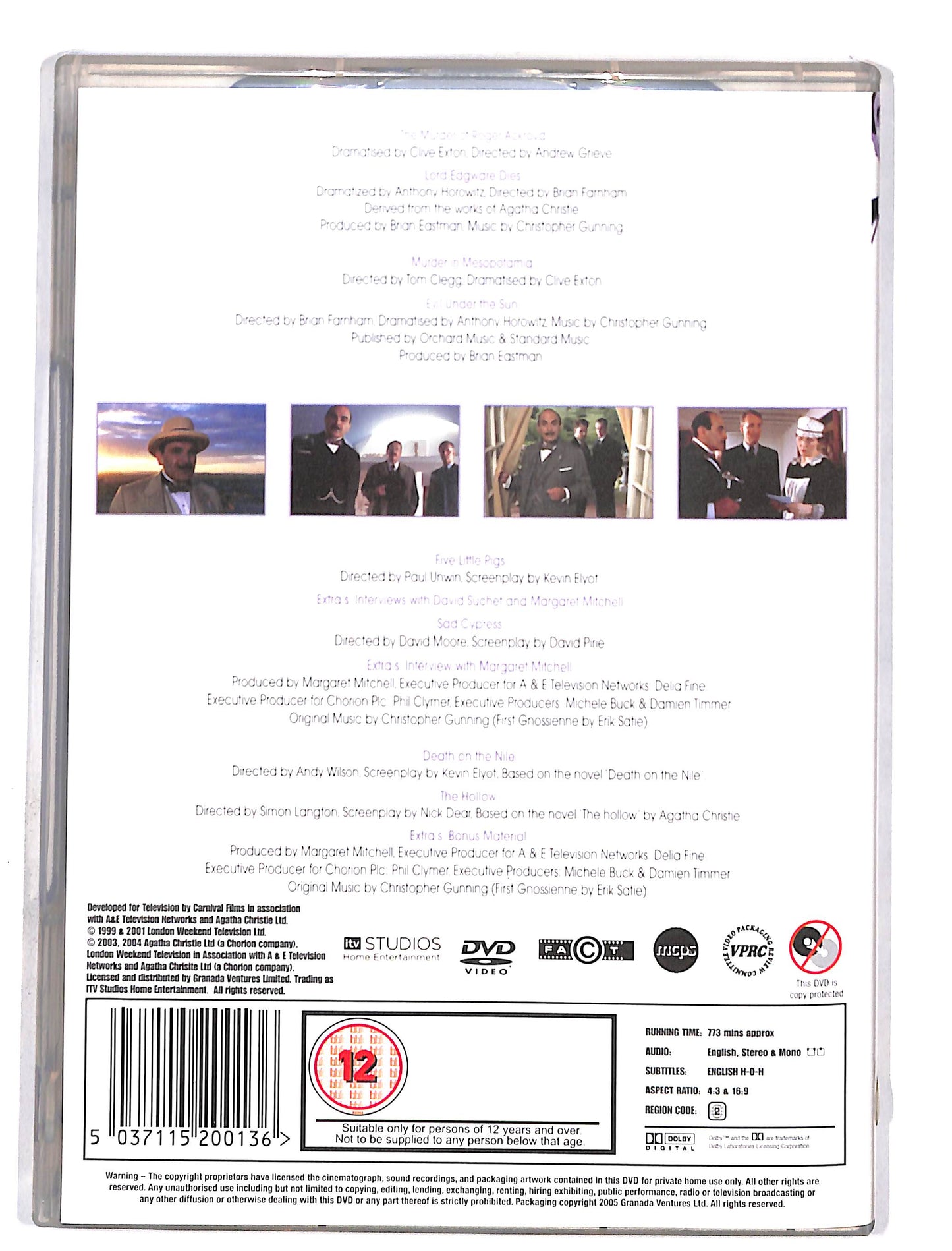 EBOND Agatha Christie's Poirot - Collection 5 UK EDITION DVD DB587345