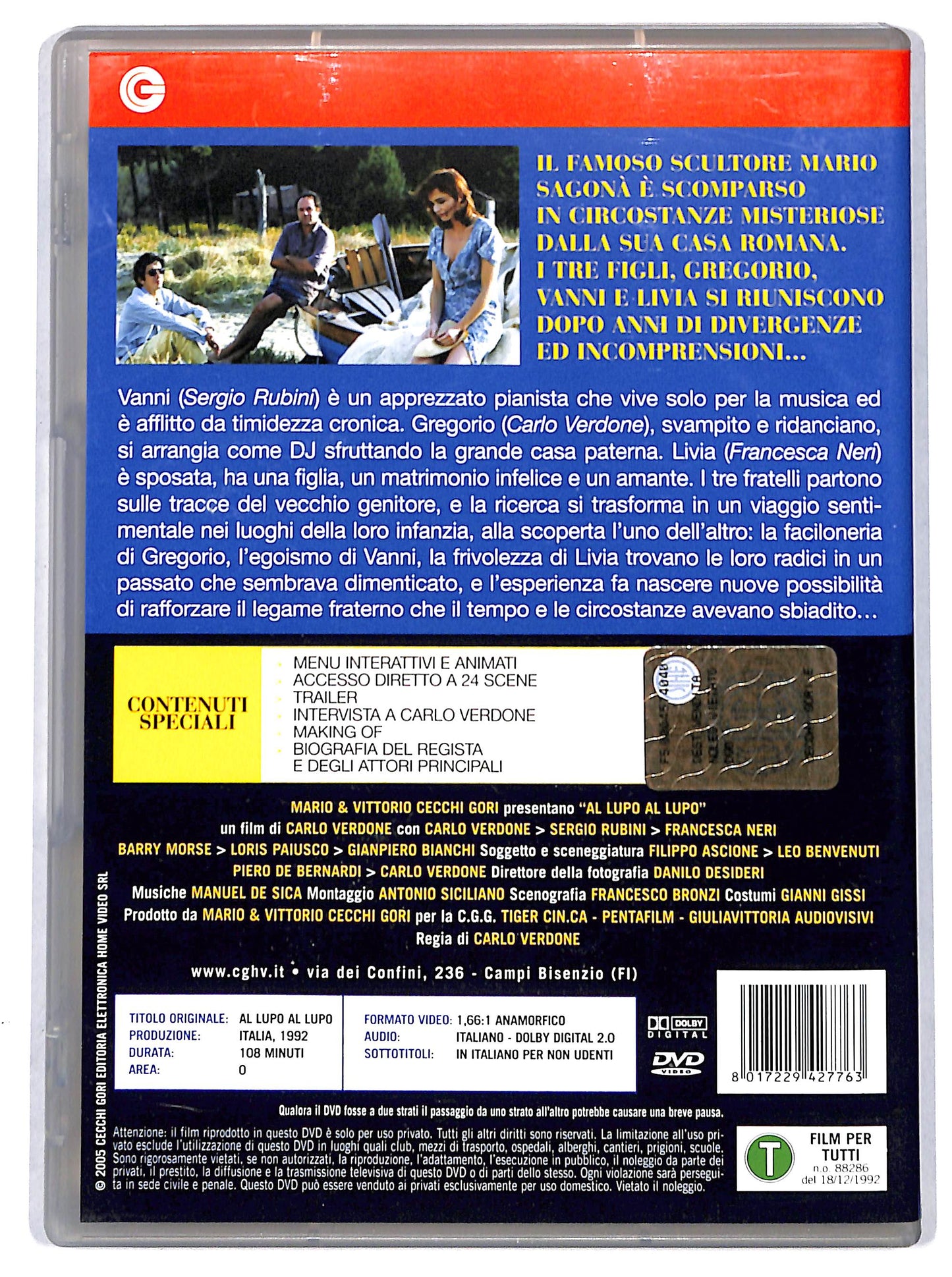 EBOND al lupo al lupo EDITORIALE DVD DB587759