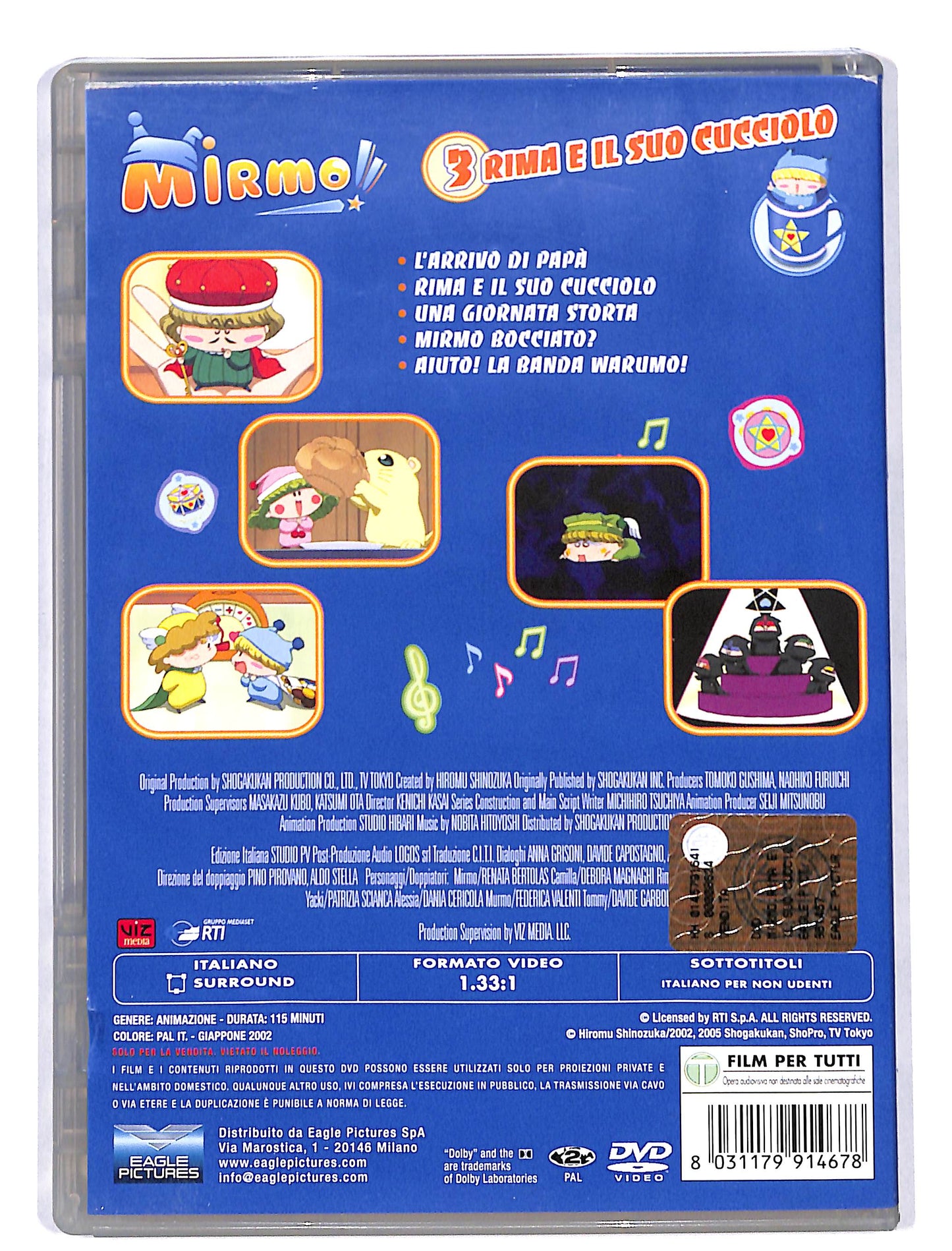 EBOND Mirmo Vol. 03 Rima e il suo cucciolo DVD DB587932