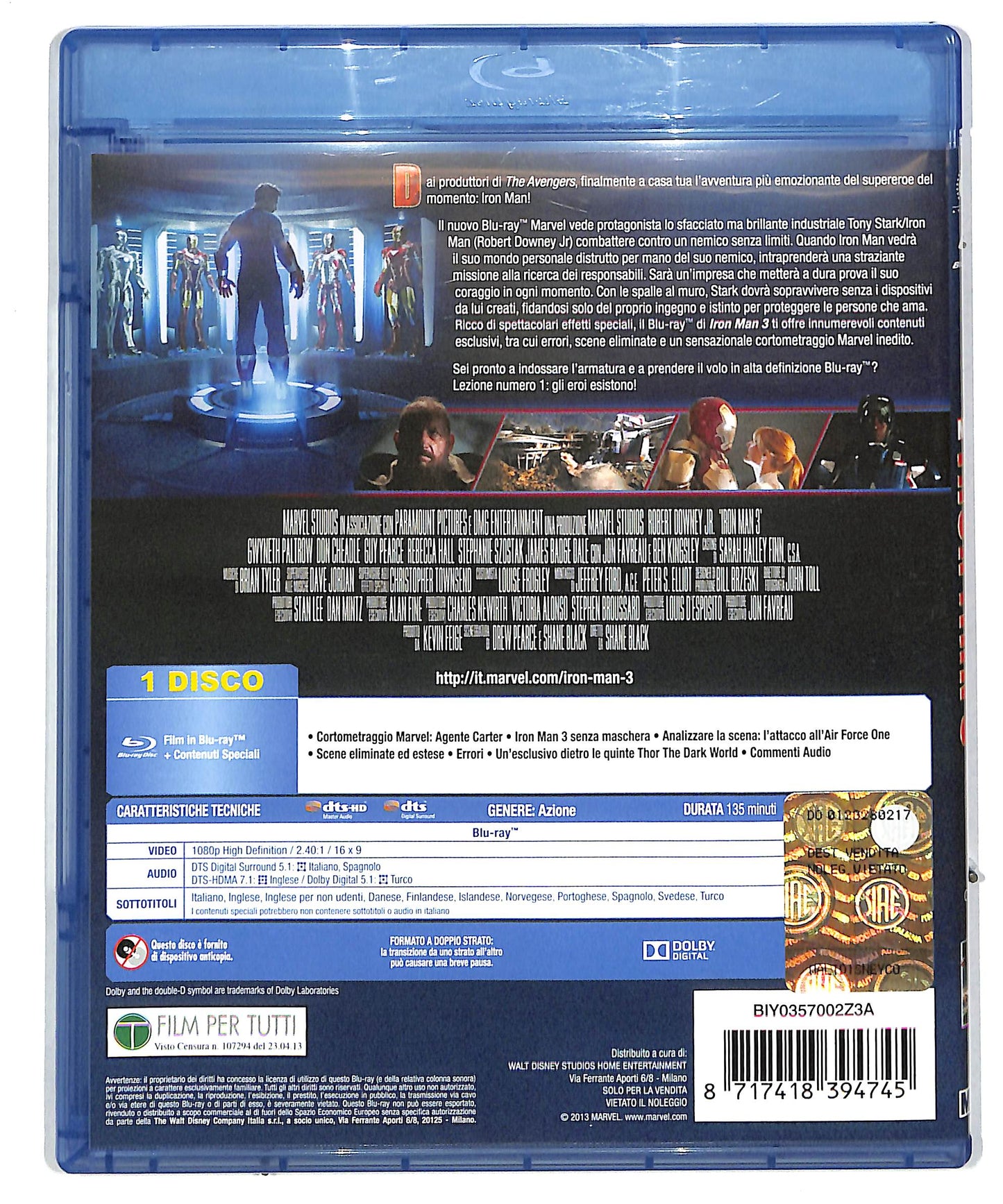 EBOND Iron Man 3 BLURAY DB588172