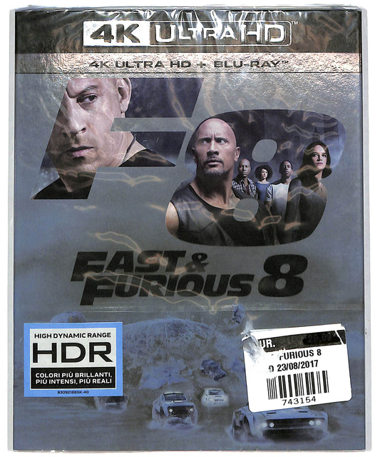 EBOND Fast & Furious 8 4K ULTRA HD BLURAY DB588608