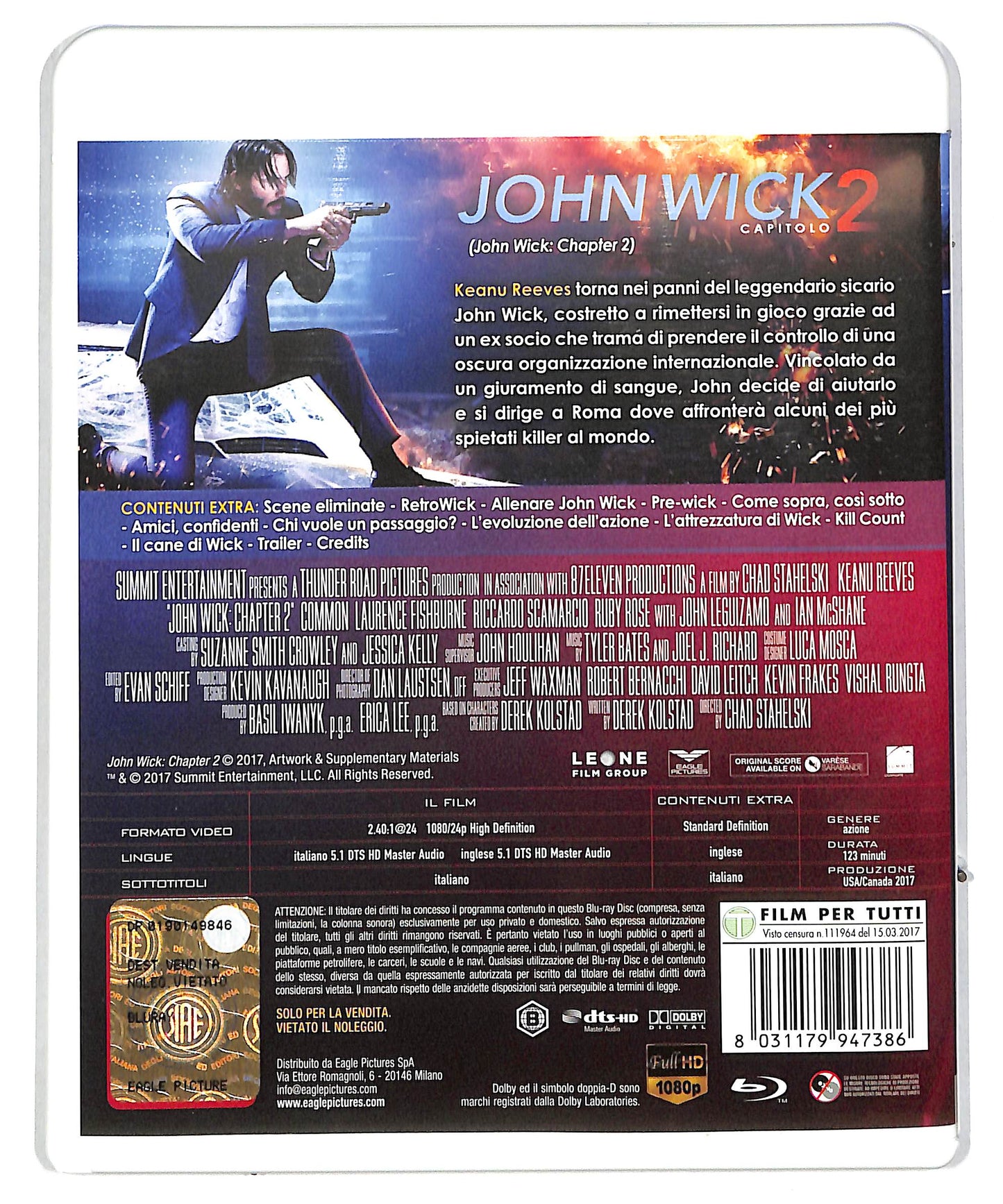 EBOND John Wick - capitolo 2 BLURAY DB588613