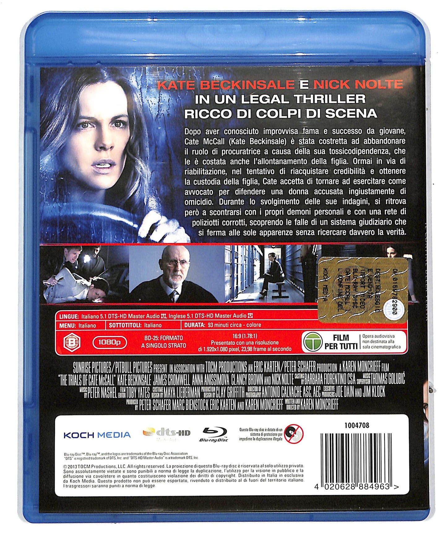 EBOND Cate McCall - Il confine della verita BLURAY DB589155