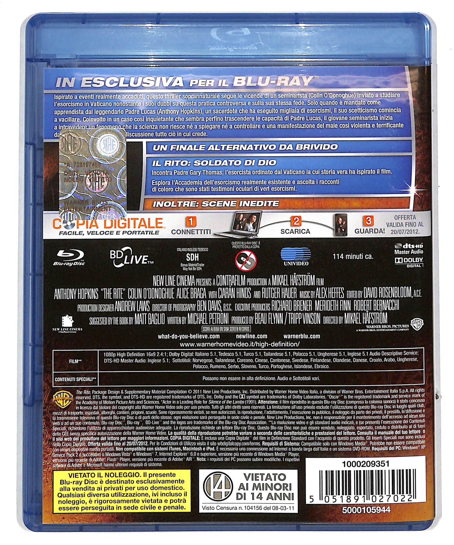 EBOND Il rito BLURAY DB589159