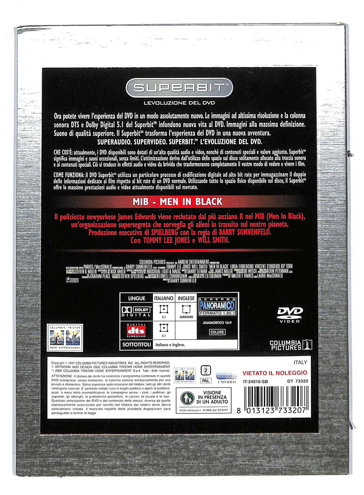 EBOND Men in Black DIGIPACK DVD DB589350