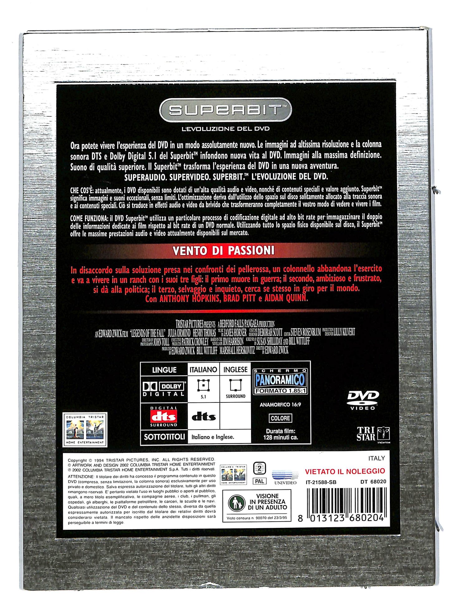 EBOND Vento di passioni DIGIPACK DVD DB589351