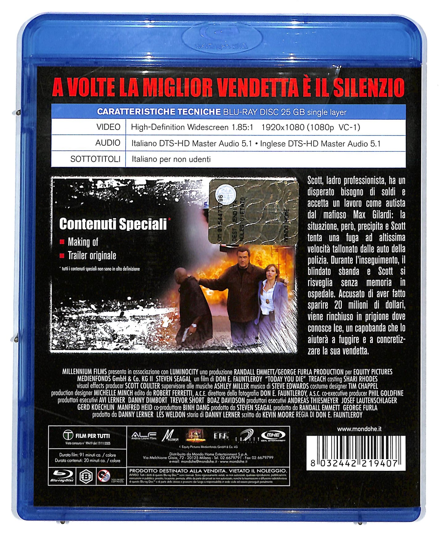 EBOND Today You Die BLURAY DB589366