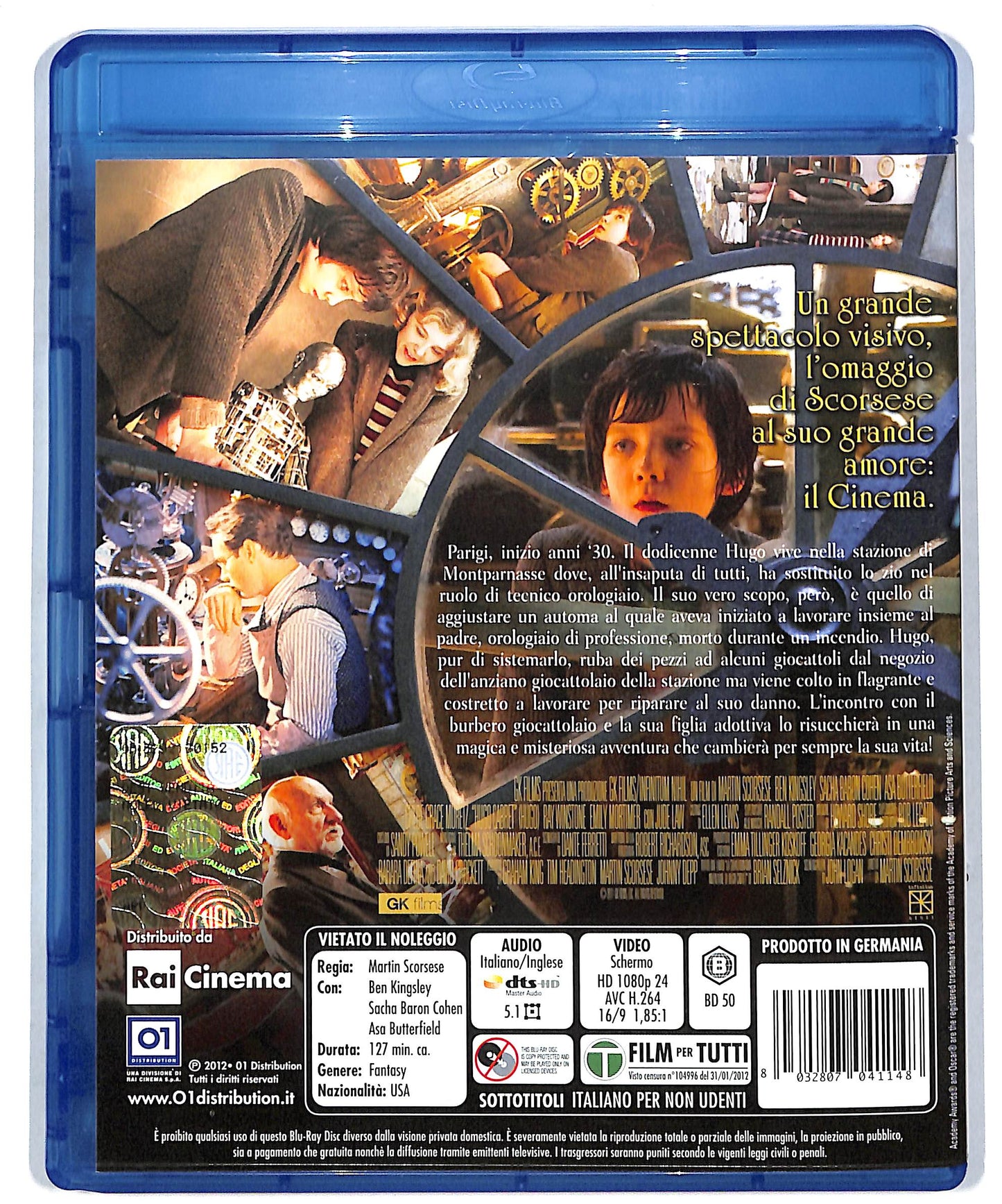EBOND Hugo Cabret (CON 2 OCCHIALETTI 3D) BLURAY DB589450
