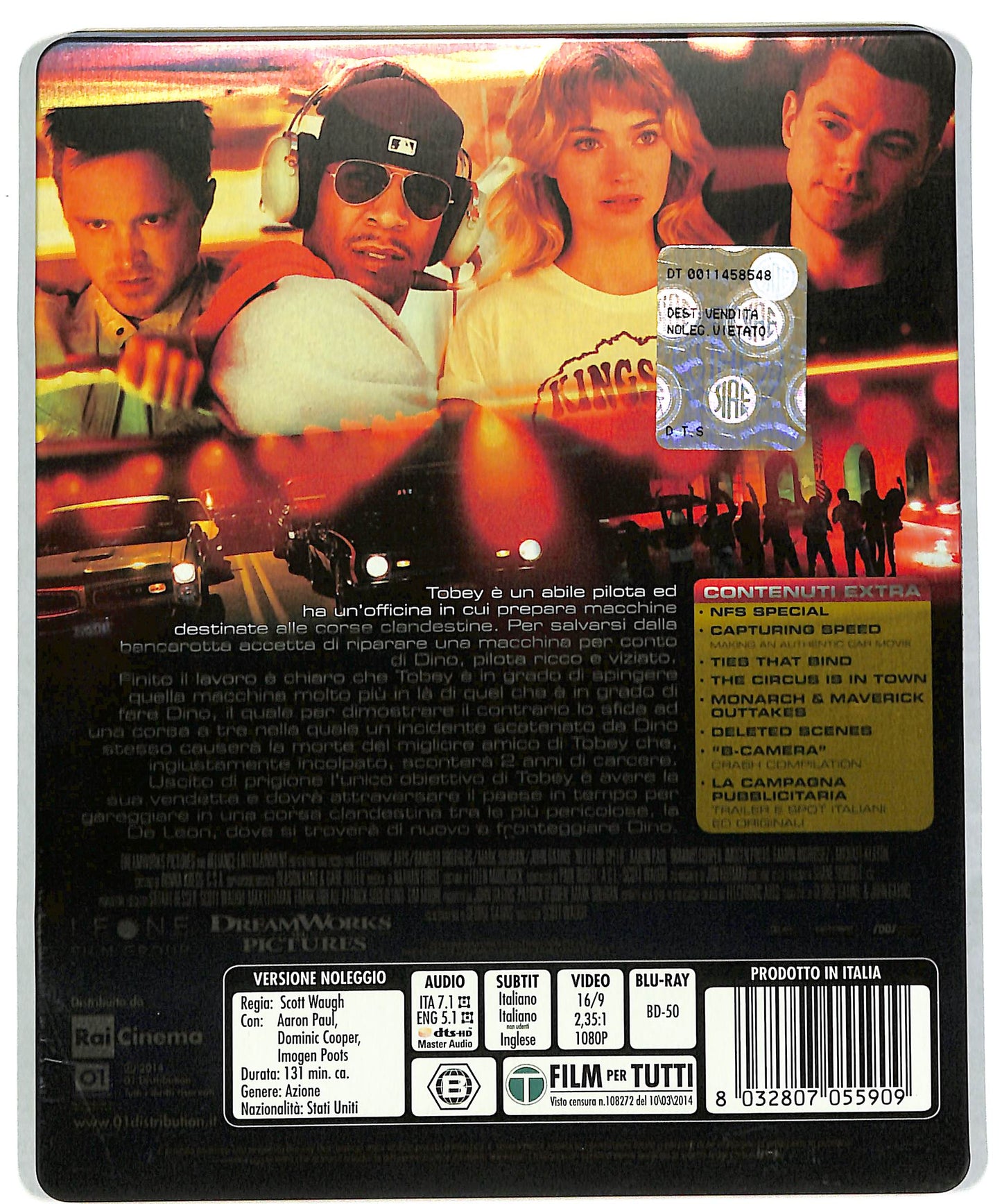 EBOND Need for Speed - 2 dischi STEELBOOK BLURAY DB590149