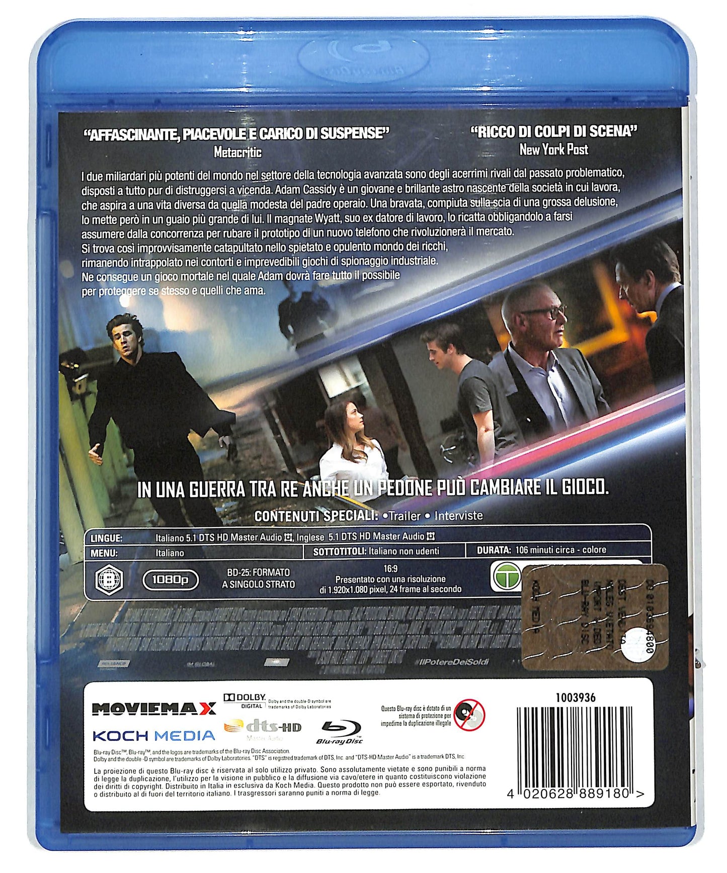 EBOND Il potere dei soldi BLURAY DB590276