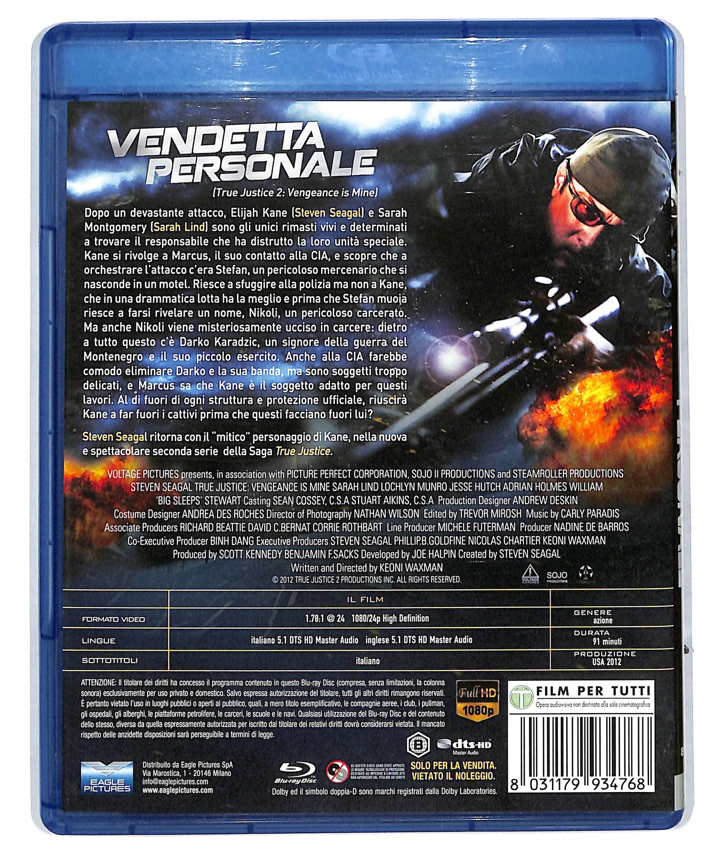 EBOND True justice 2 - Vendetta personale BLURAY DB590412