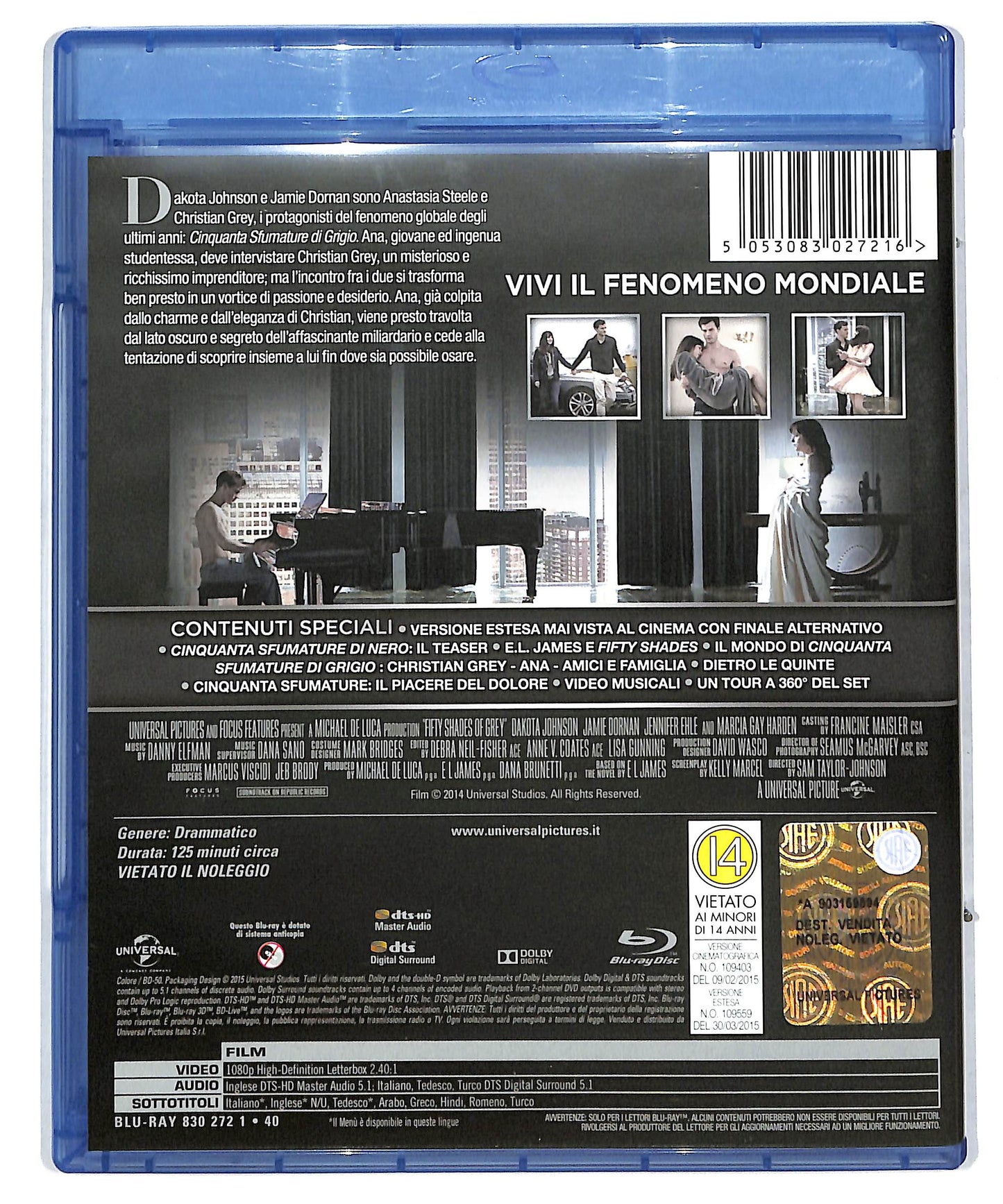 EBOND Cinquanta sfumature di grigio BLURAY DB590433