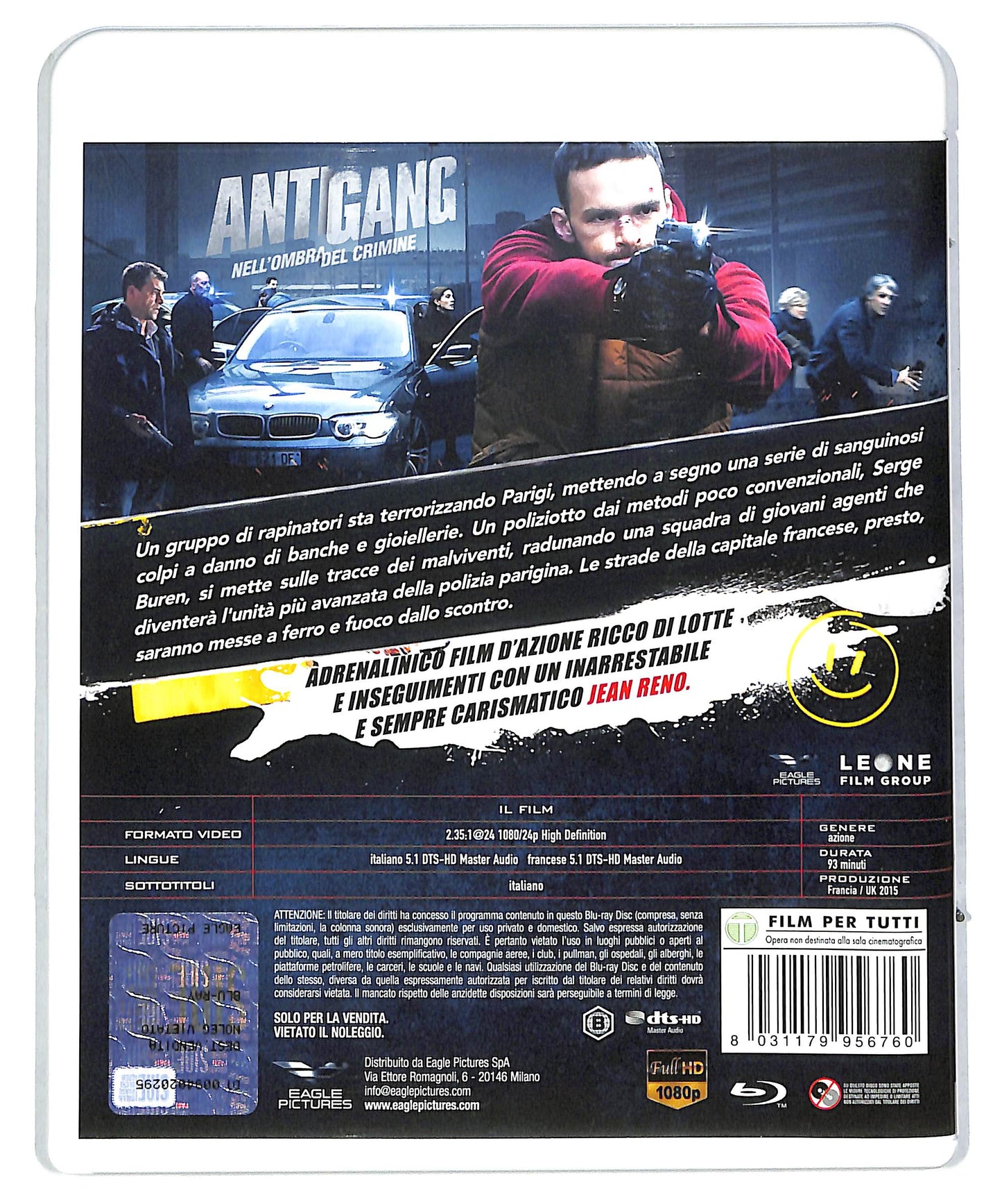 EBOND Antigang - Nell'ombra del crimine BLURAY DB590474