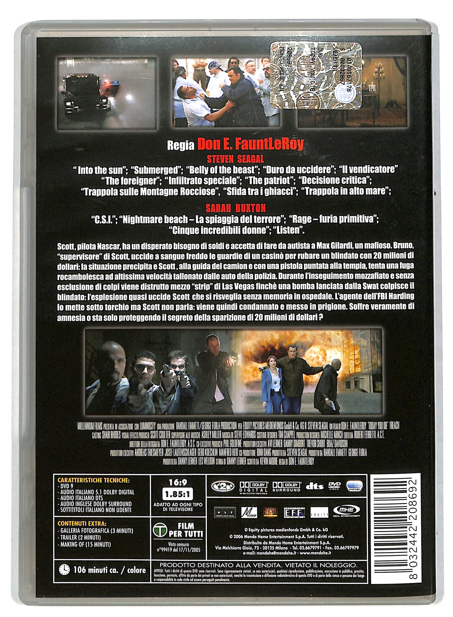 EBOND Today you die DVD DB590604