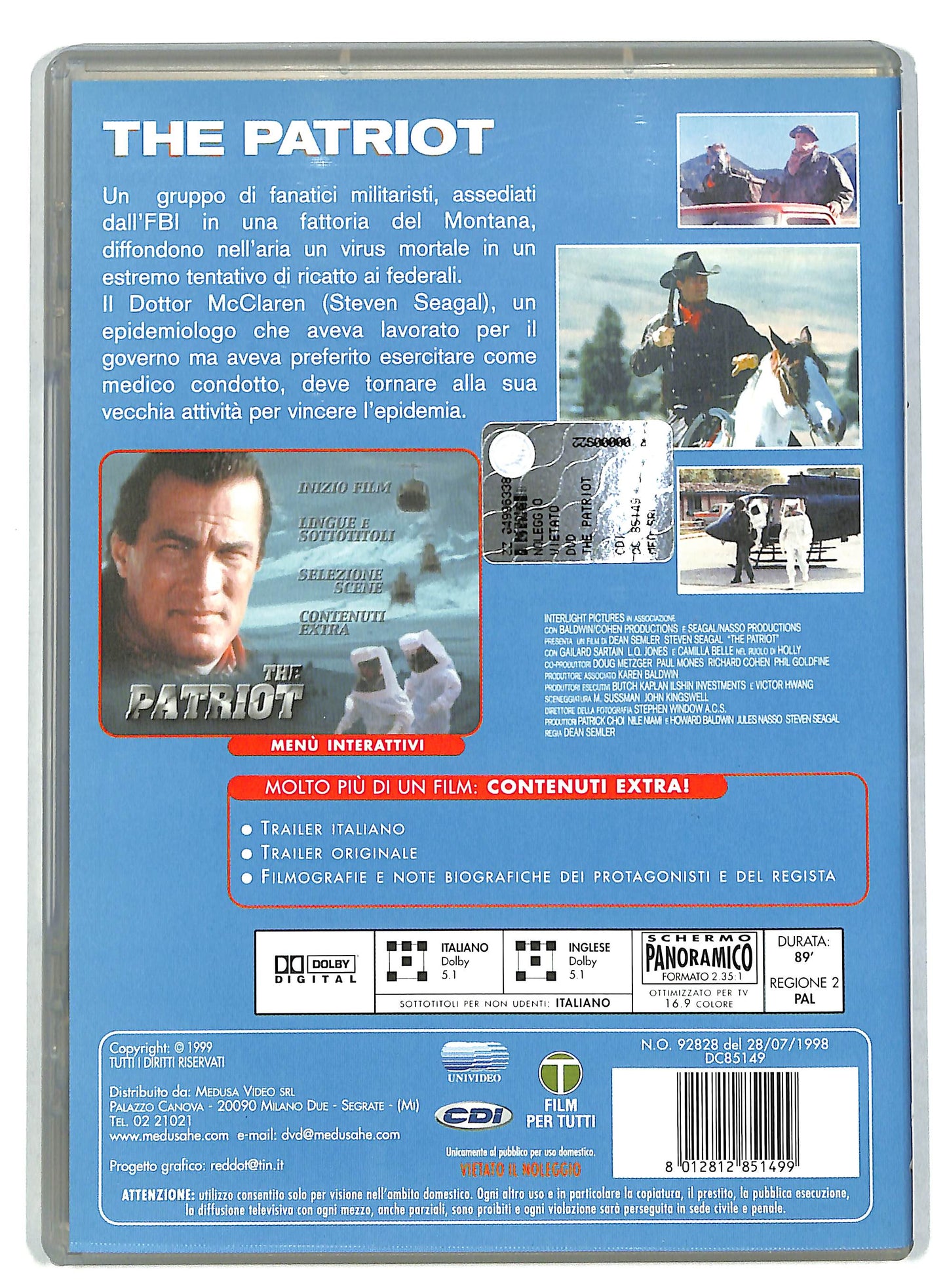 EBOND The Patriot DVD DB590625