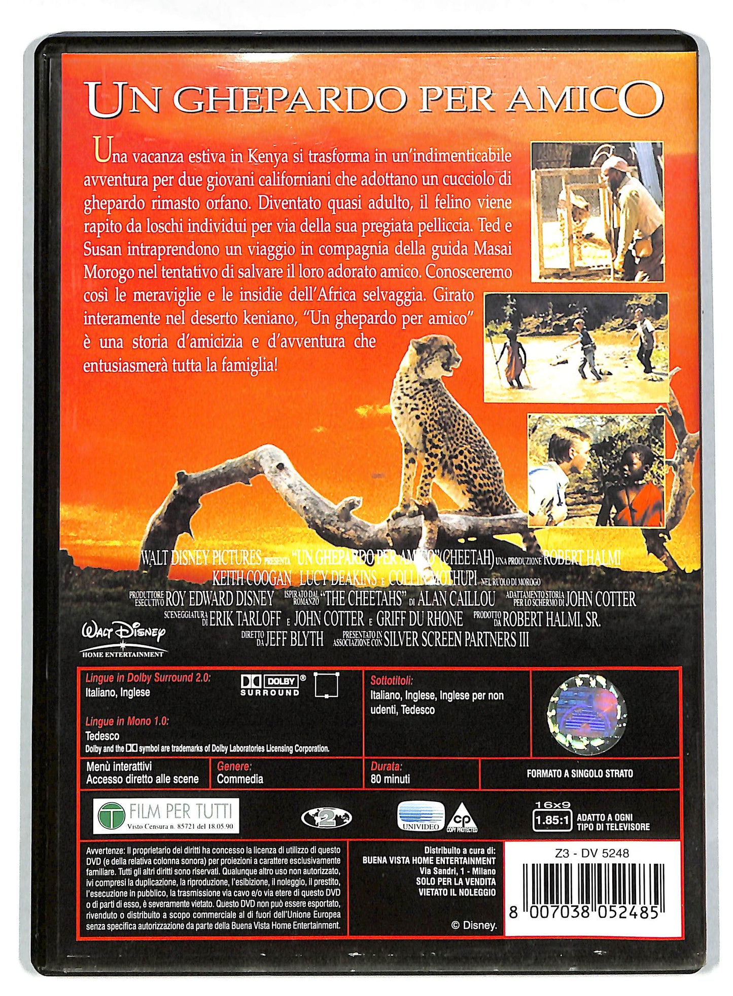 EBOND Un ghepardo per amico DVD DB590645