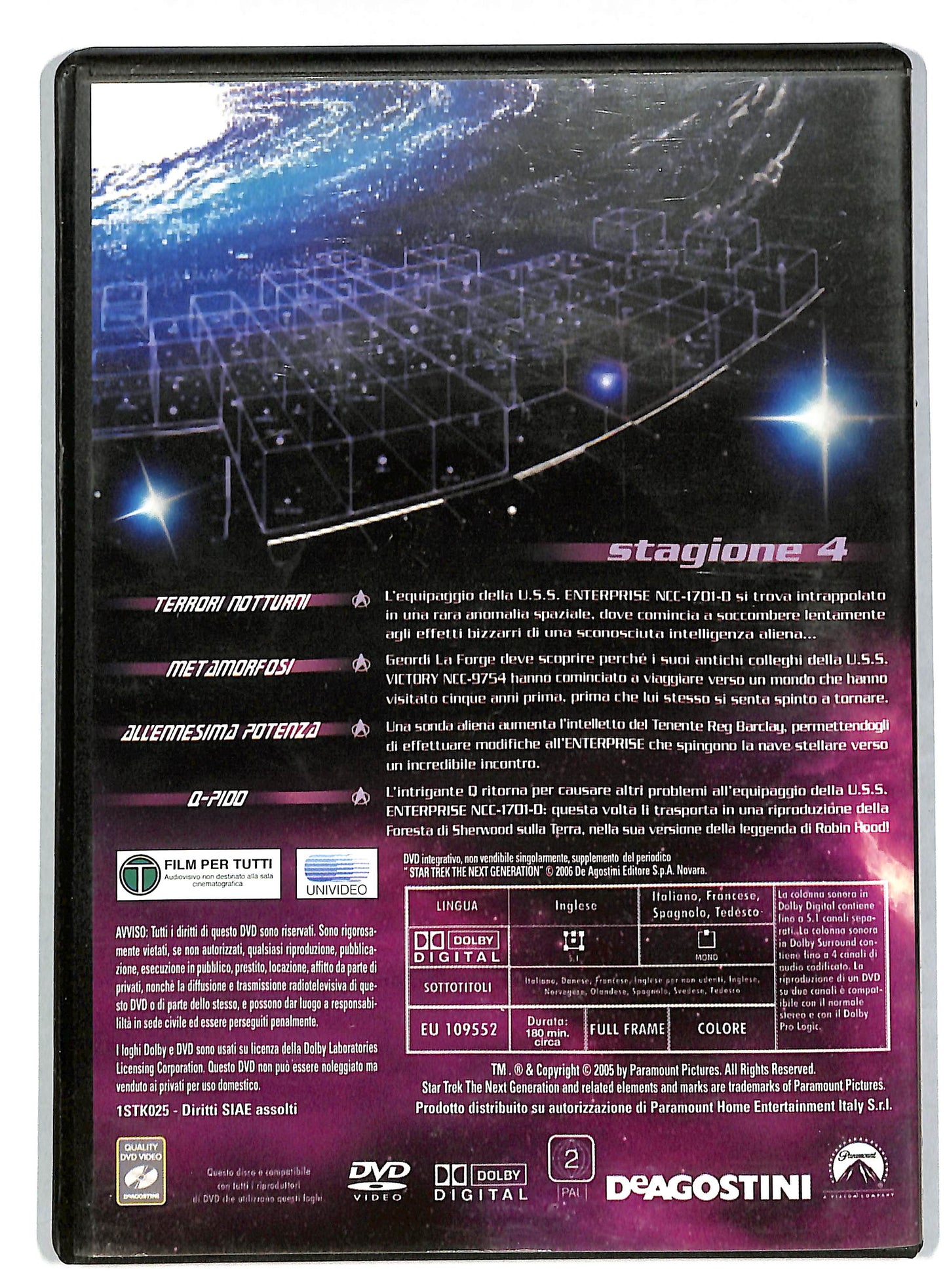 EBOND Star trek the next generation stagione 4 vol 5 EDITORIALE DVD DB590805