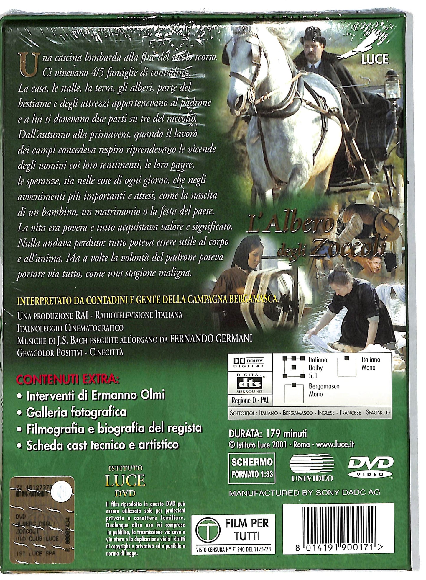 EBOND L'albero degli zoccoli DIGIPACK DVD DB590849