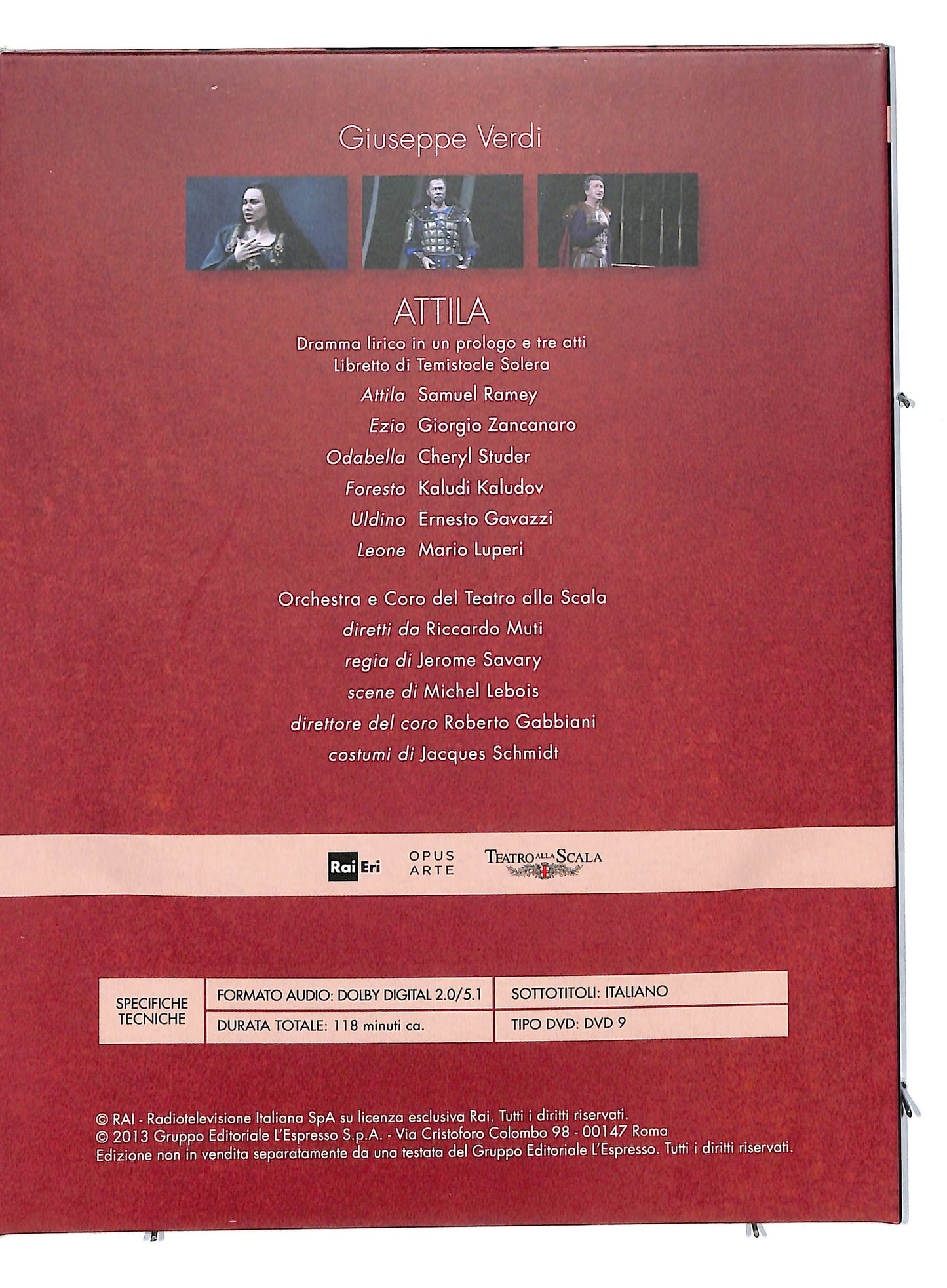 EBOND Attila - viva verdi 1813 - 2013 EDITORIALE DVD DB591122