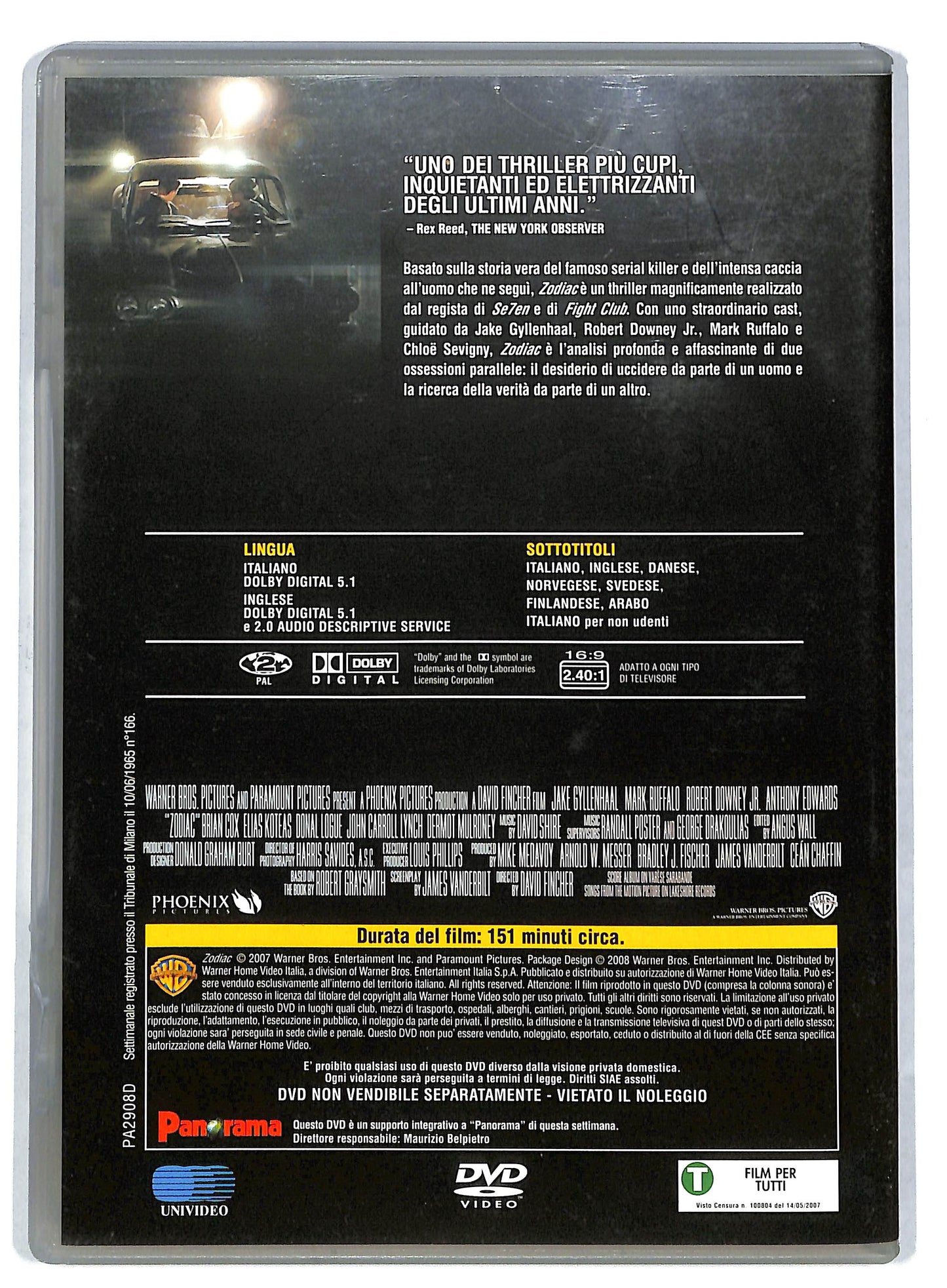 EBOND Zodiac EDITORIALE DVD DB591131