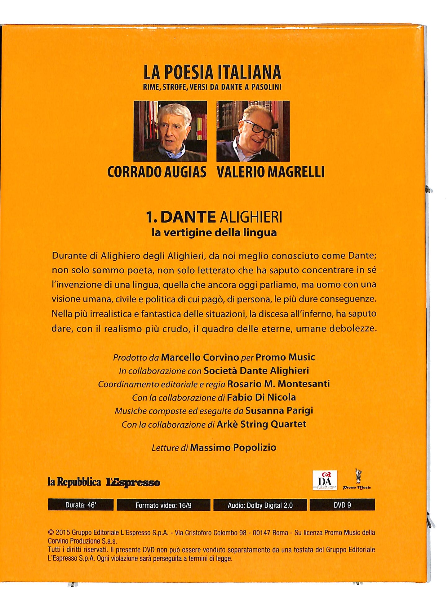 EBOND Dante Alighieri - la vertigine della lingua EDITORIALE DVD DB591140