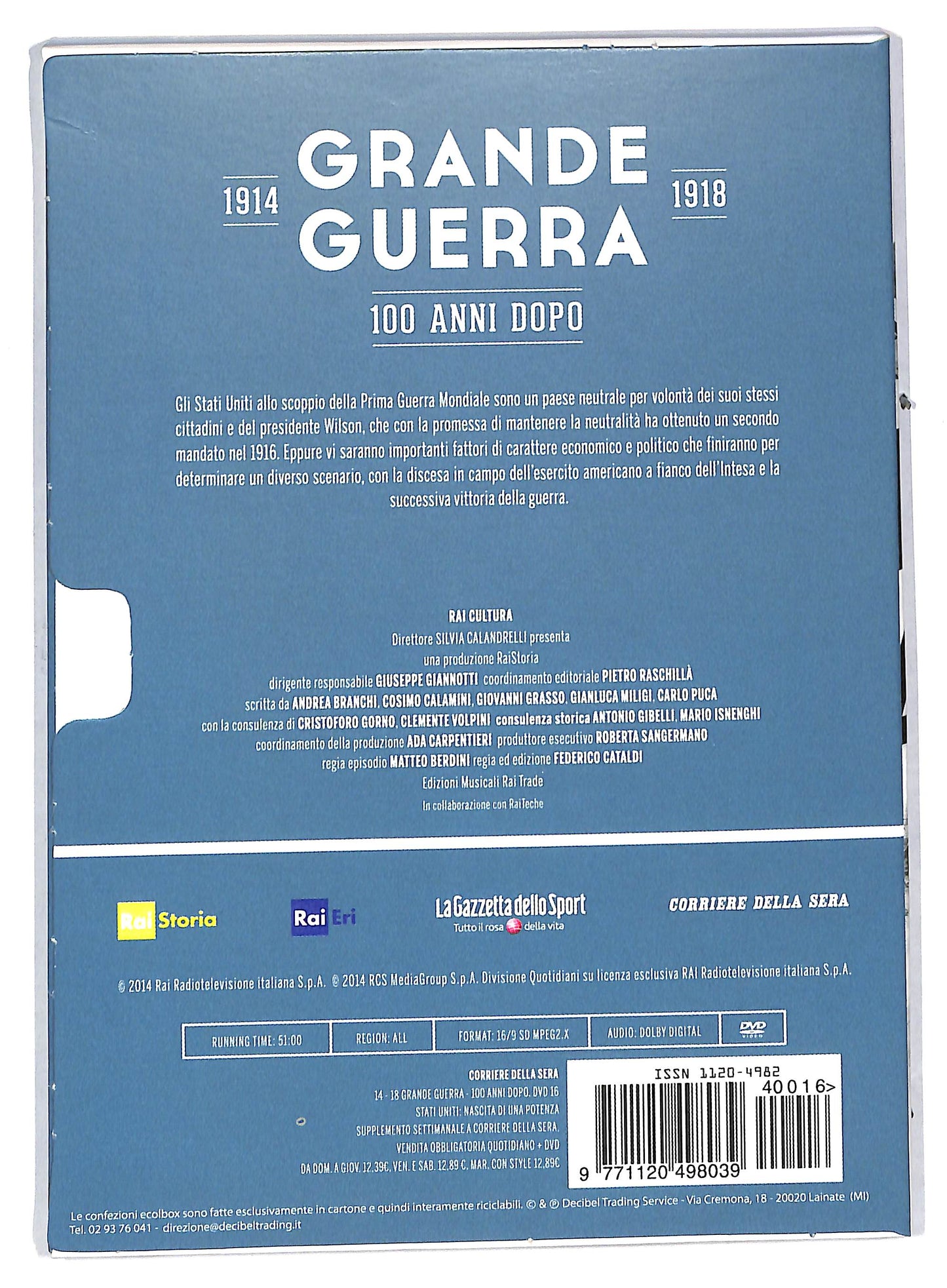 EBOND Stati uniti nascita di una potenza - Grande guerra EDITORIALE DVD DB591175