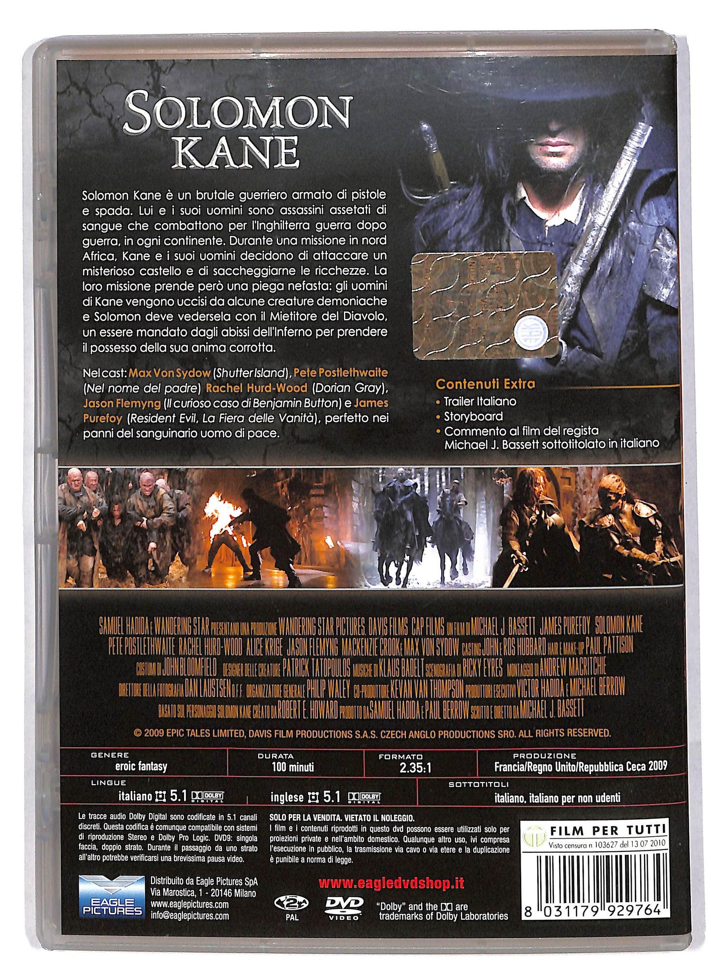 EBOND Solomon kane DVD DB591610