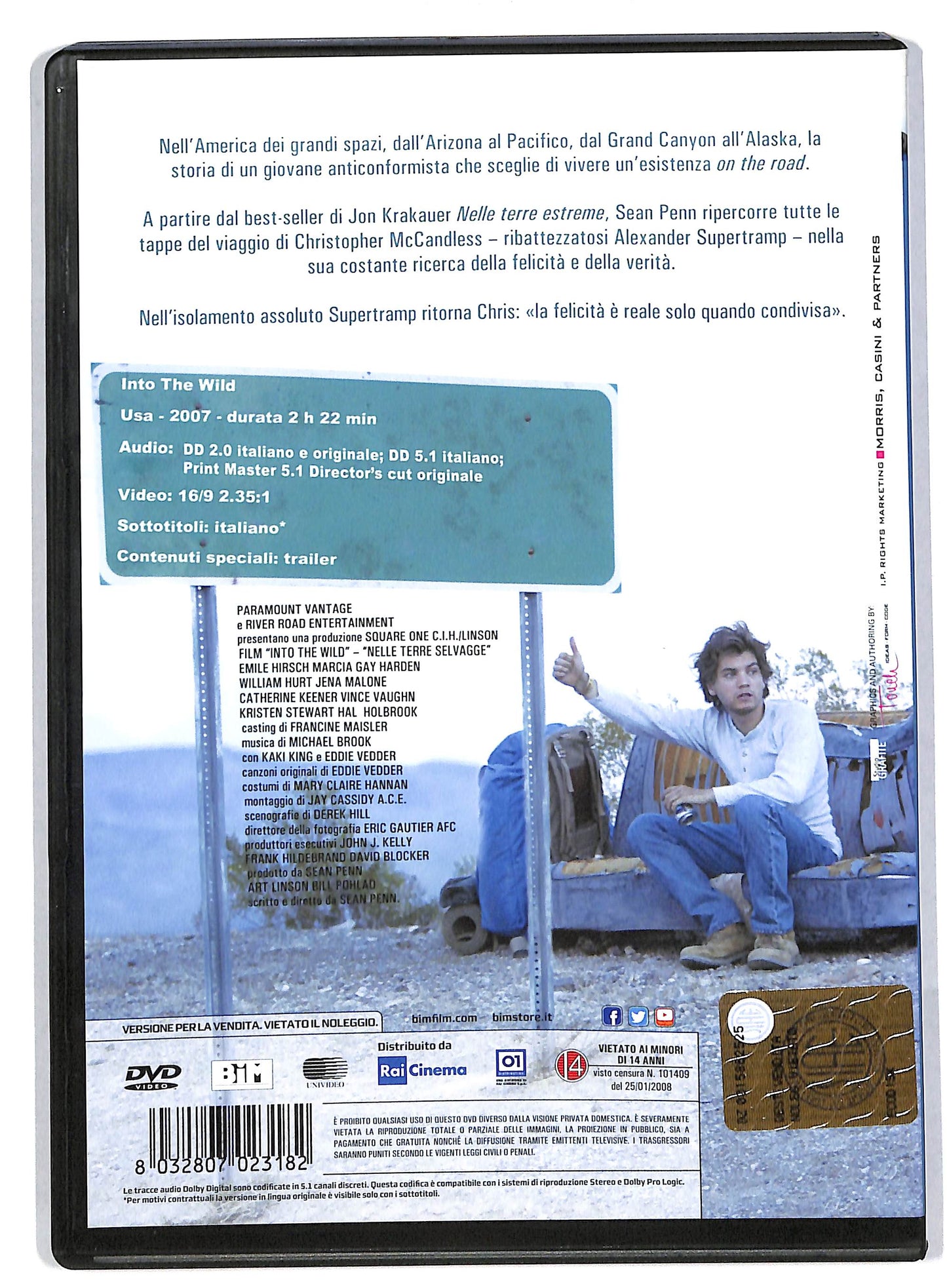 EBOND Into the wild - Nelle terre selvagge DVD DB591626