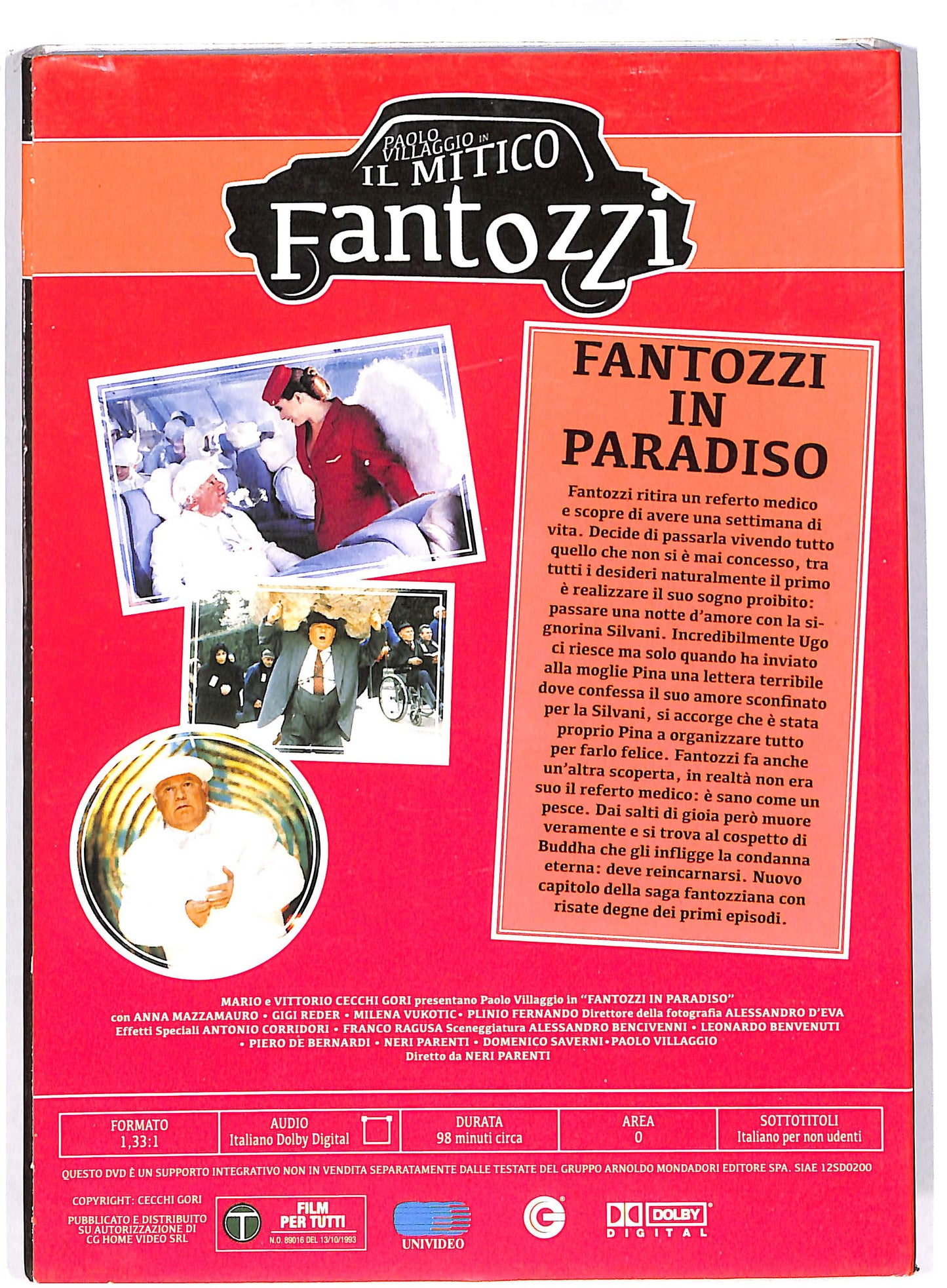 EBOND Fantozzi in paradiso - il mitico fantozzi SLIPCASE EDITORIALE DVD DB591634