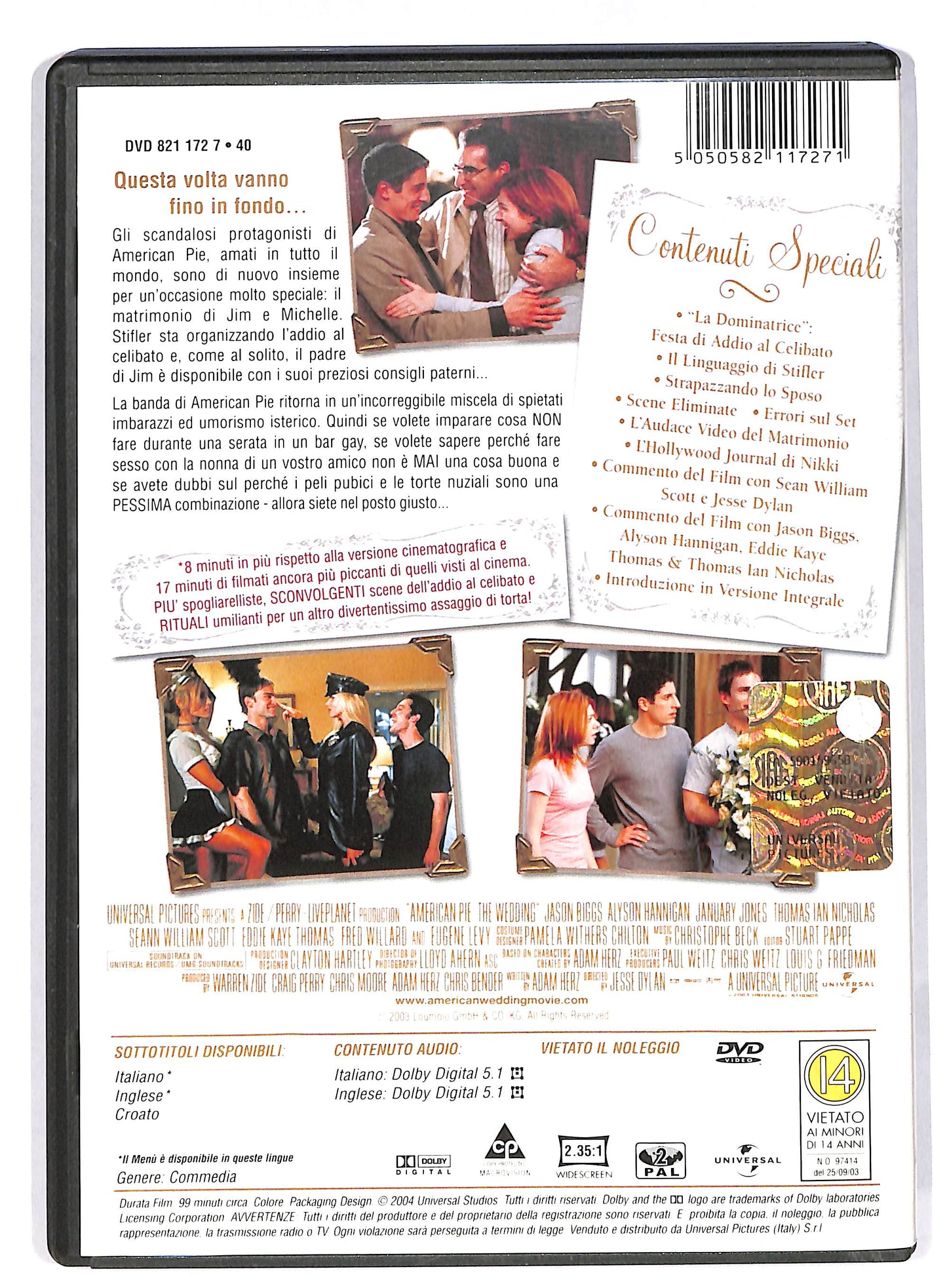 EBOND American Pie - Il matrimonio versione integrale DVD DB591647