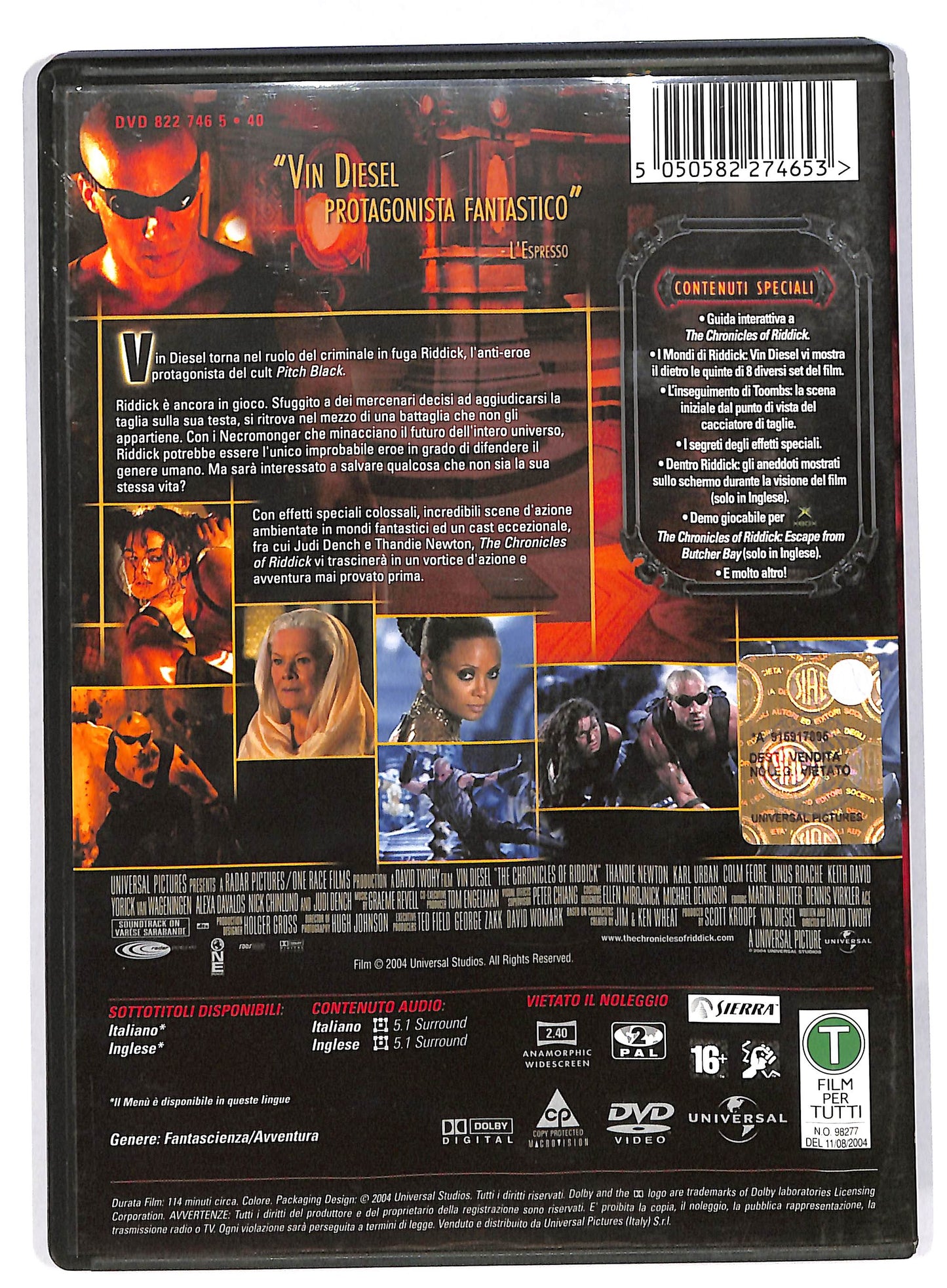 EBOND The Chronicles Of Riddick DVD DB591654