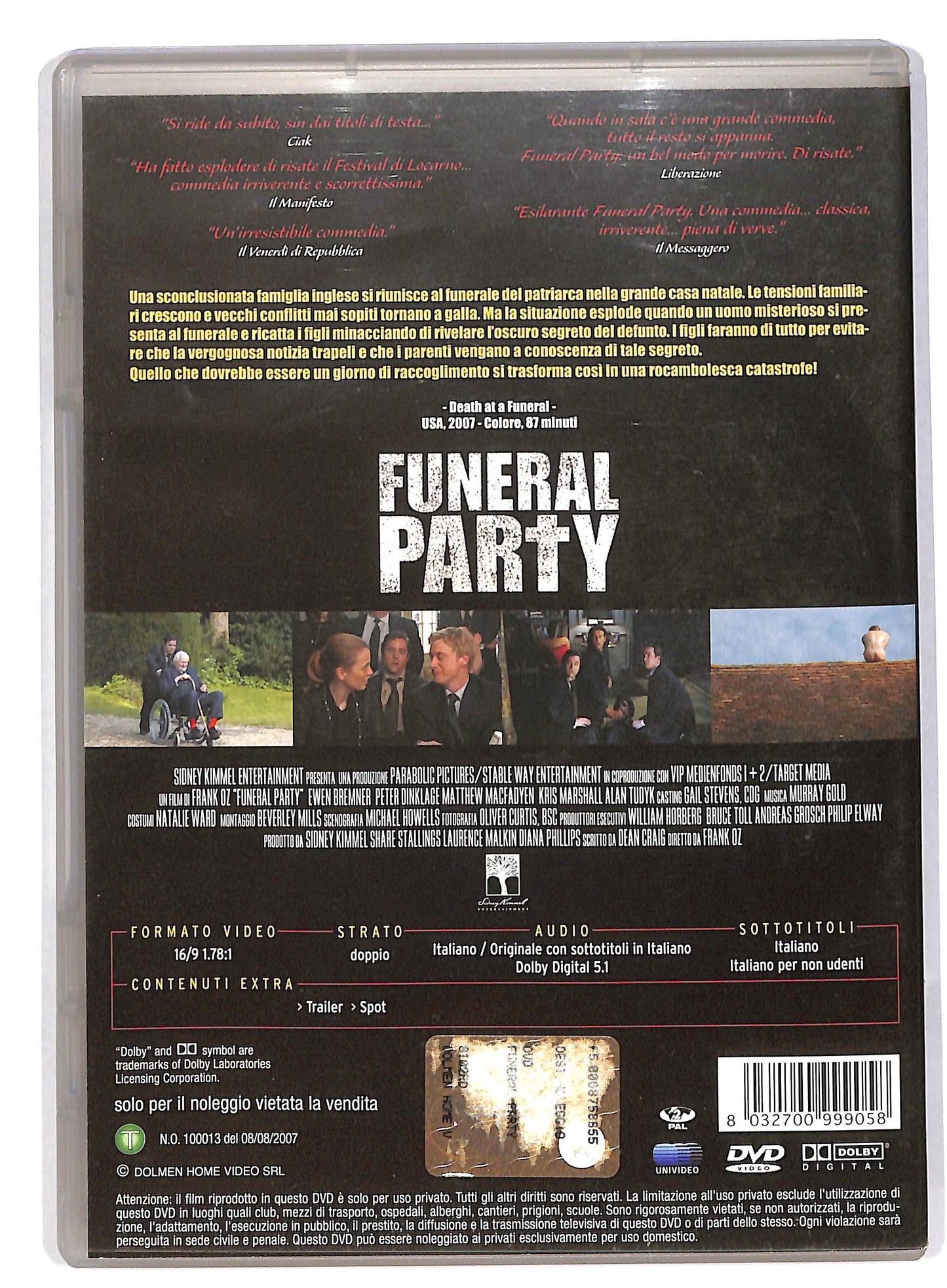 EBOND Funeral Party NOLEGGIO DVD DB591655